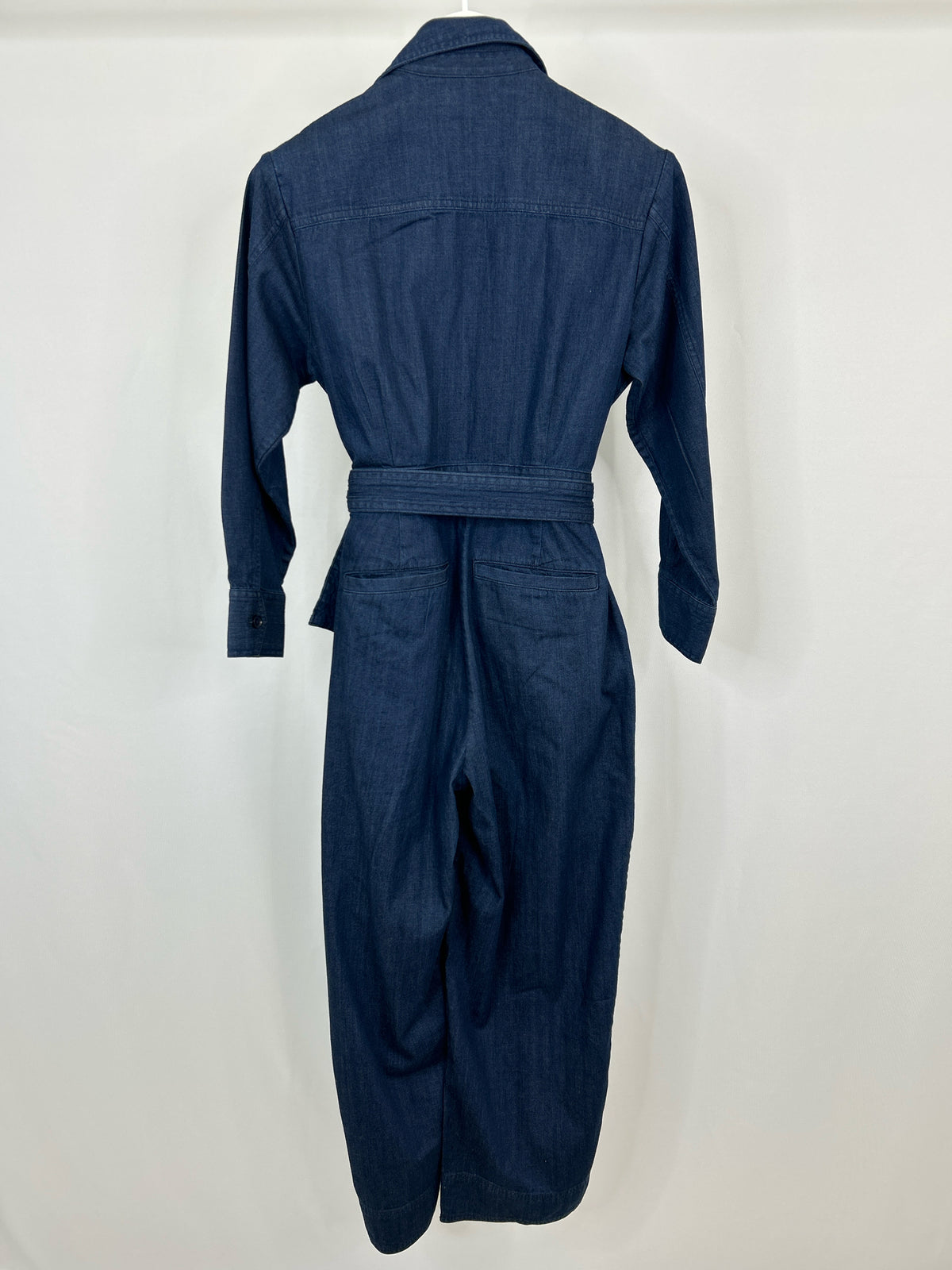 BANANA REPUBLIC Factory Size 8P BLUE DENIM Women Jumpsuit