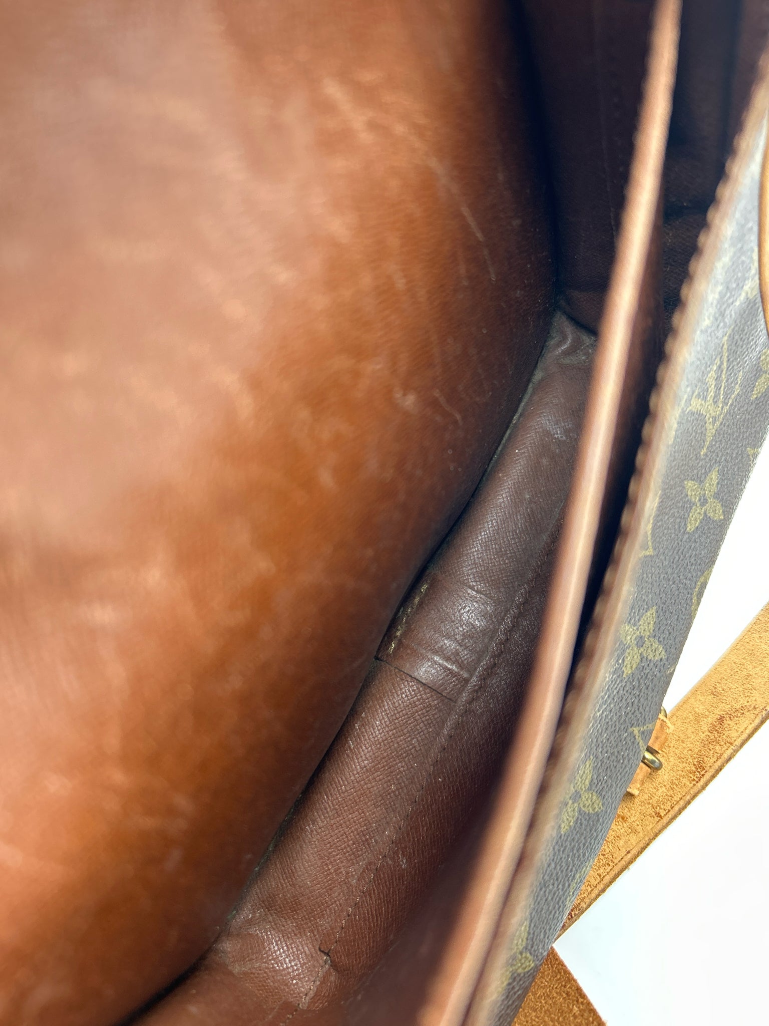 LOUIS VUITTON Cartouchiere MM Brown Monogram Women Purse