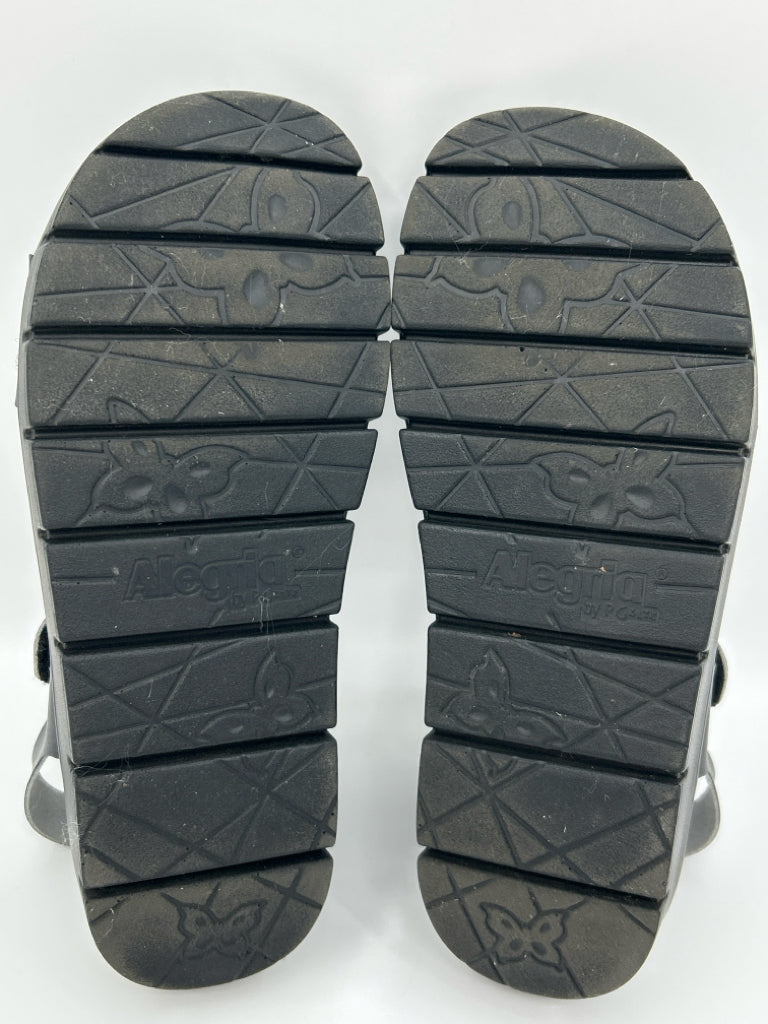 ALEGRIA EU Size 38 US Size 8-8.5 Black Women's Sandal