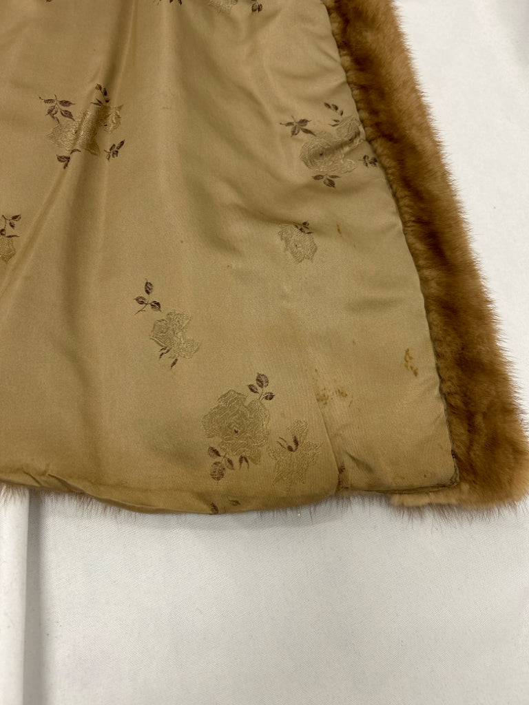 Maxine Furs Size M Brown Women Coat