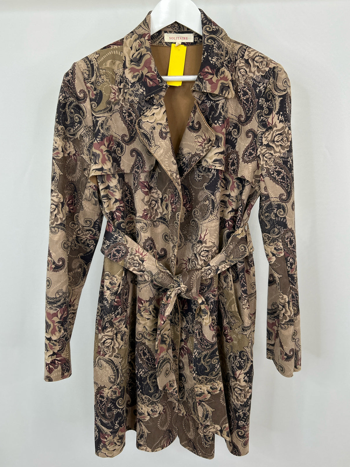 SOLITAIRE Size L BEIGE FLORAL Women Jacket