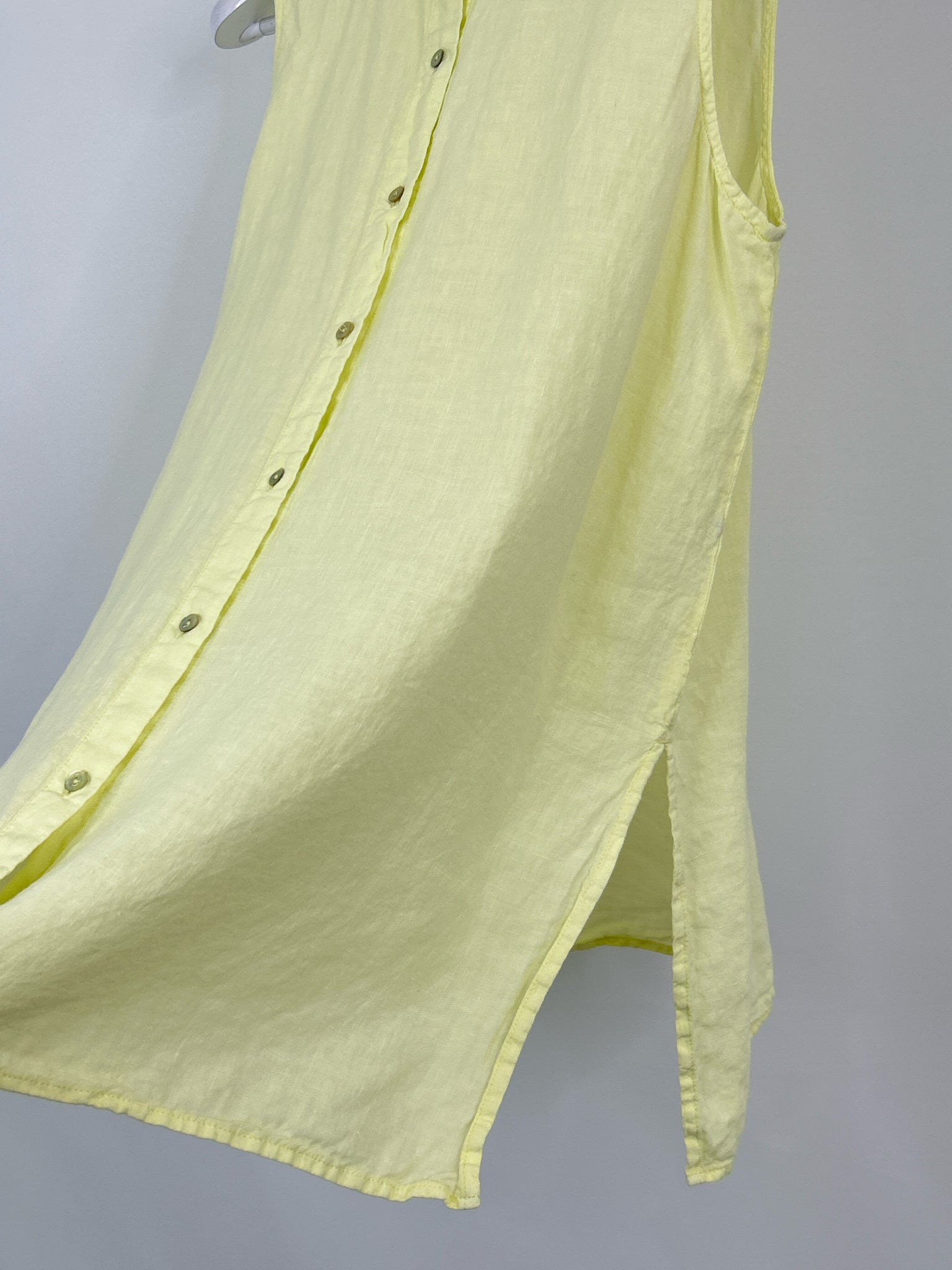 EILEEN FISHER Size M Pale Yellow Women Tunic