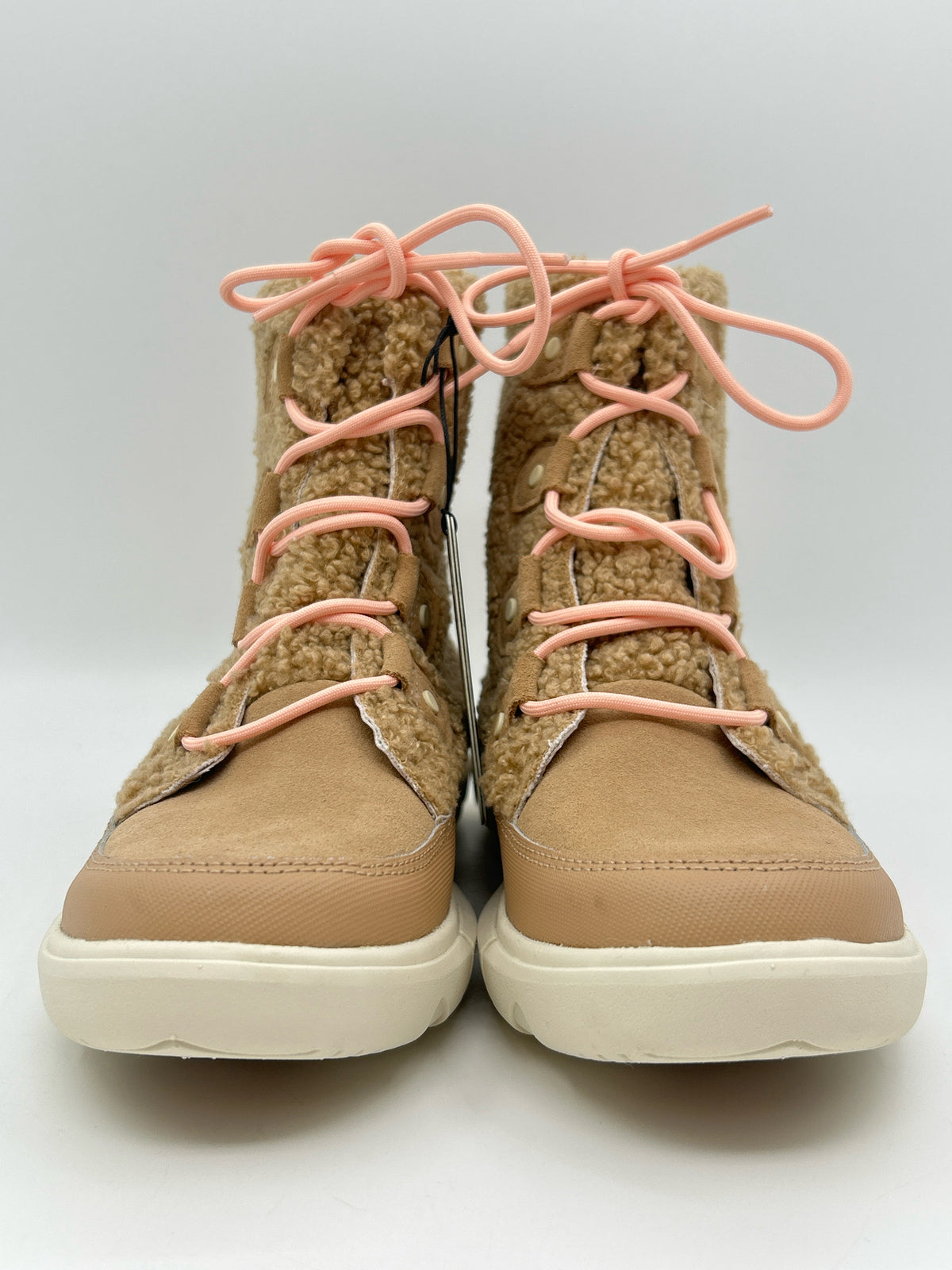 SOREL Size 7.5 BEIGE AND PINK Women Booties