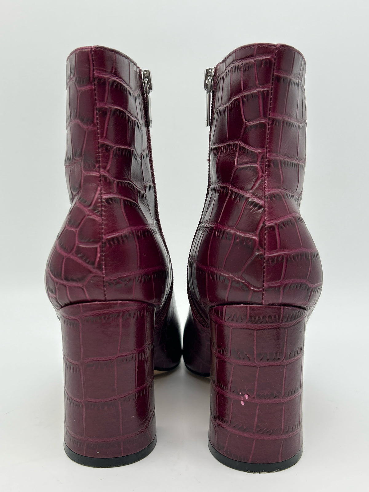 MARC FISHER Size 8.5M Burgundy Women Booties