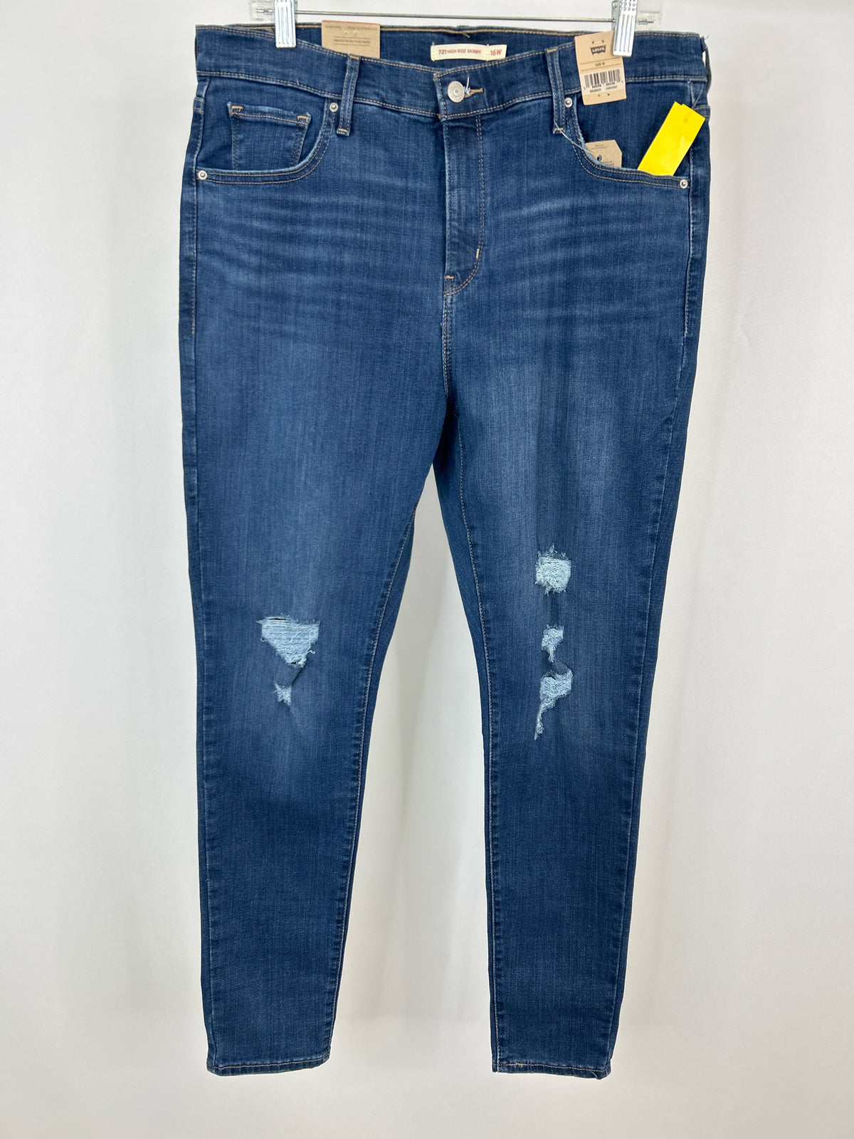 LEVIS Size 16W BLUE DENIM Women jeans