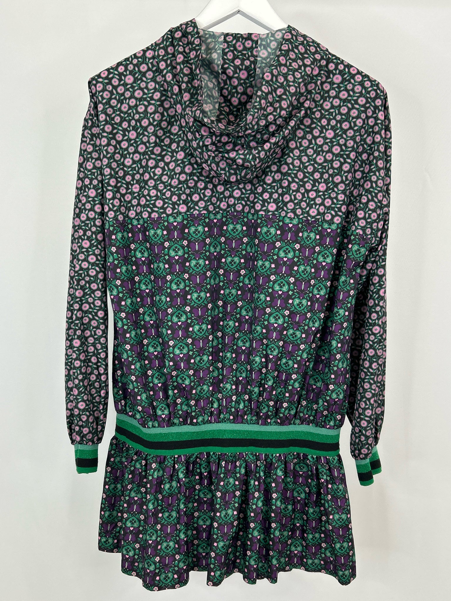 ANNA SUI Size M Purple Print Women Jacket