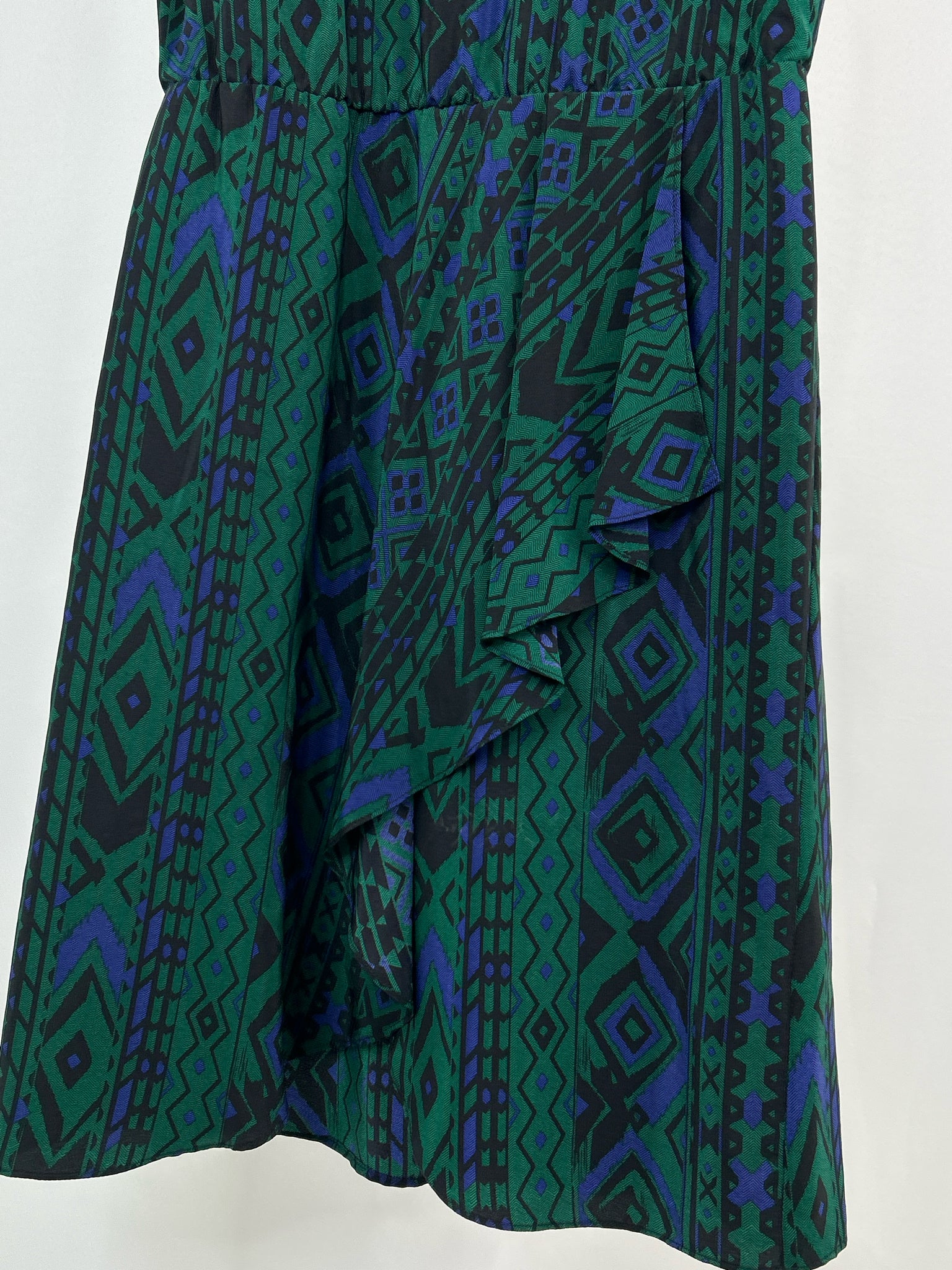 AMANDA UPRICHARD Size S Green and Lilac Women Dress NWT
