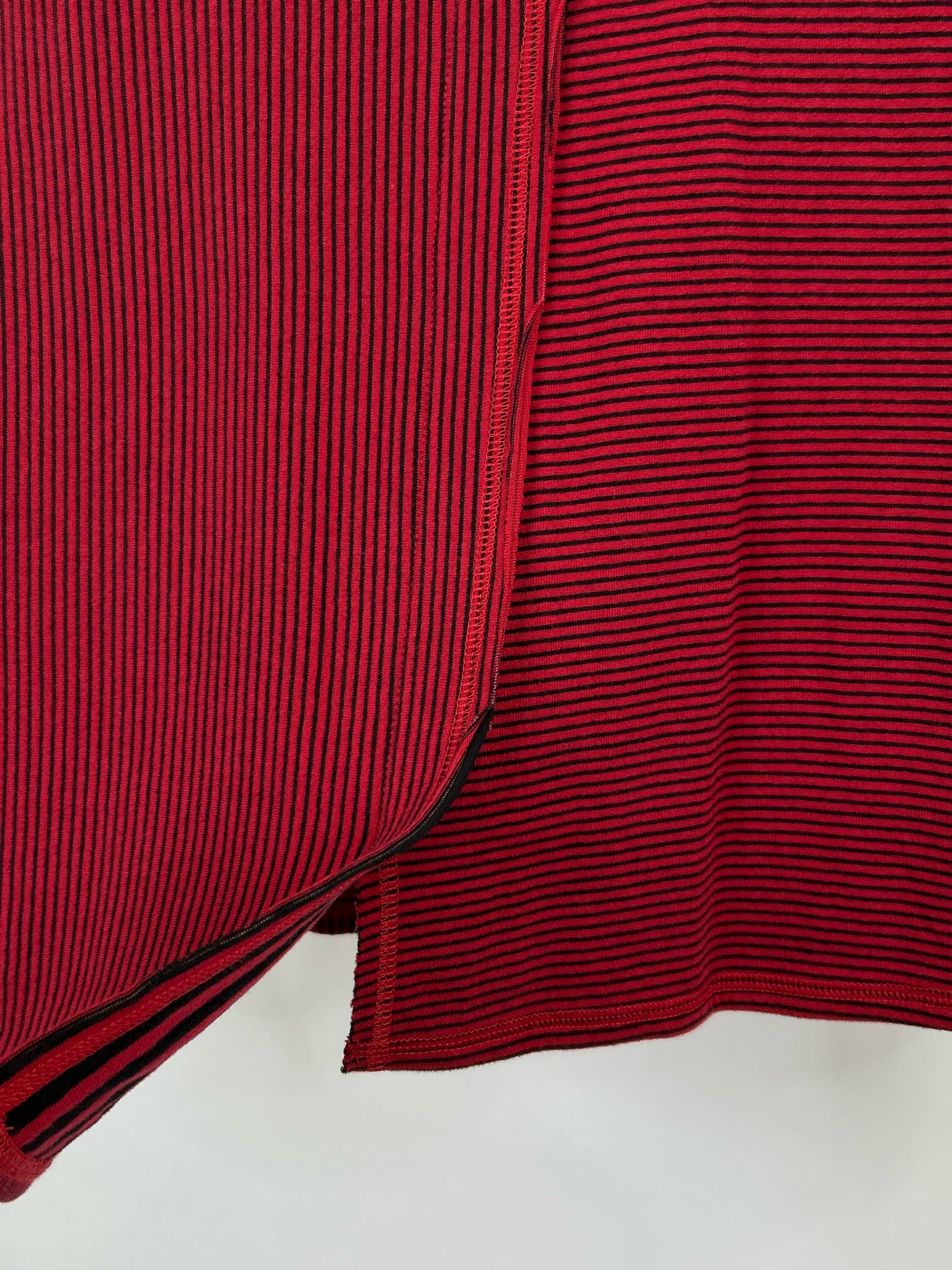 HABITAT Size S Red and Black Women Cardigan NWT
