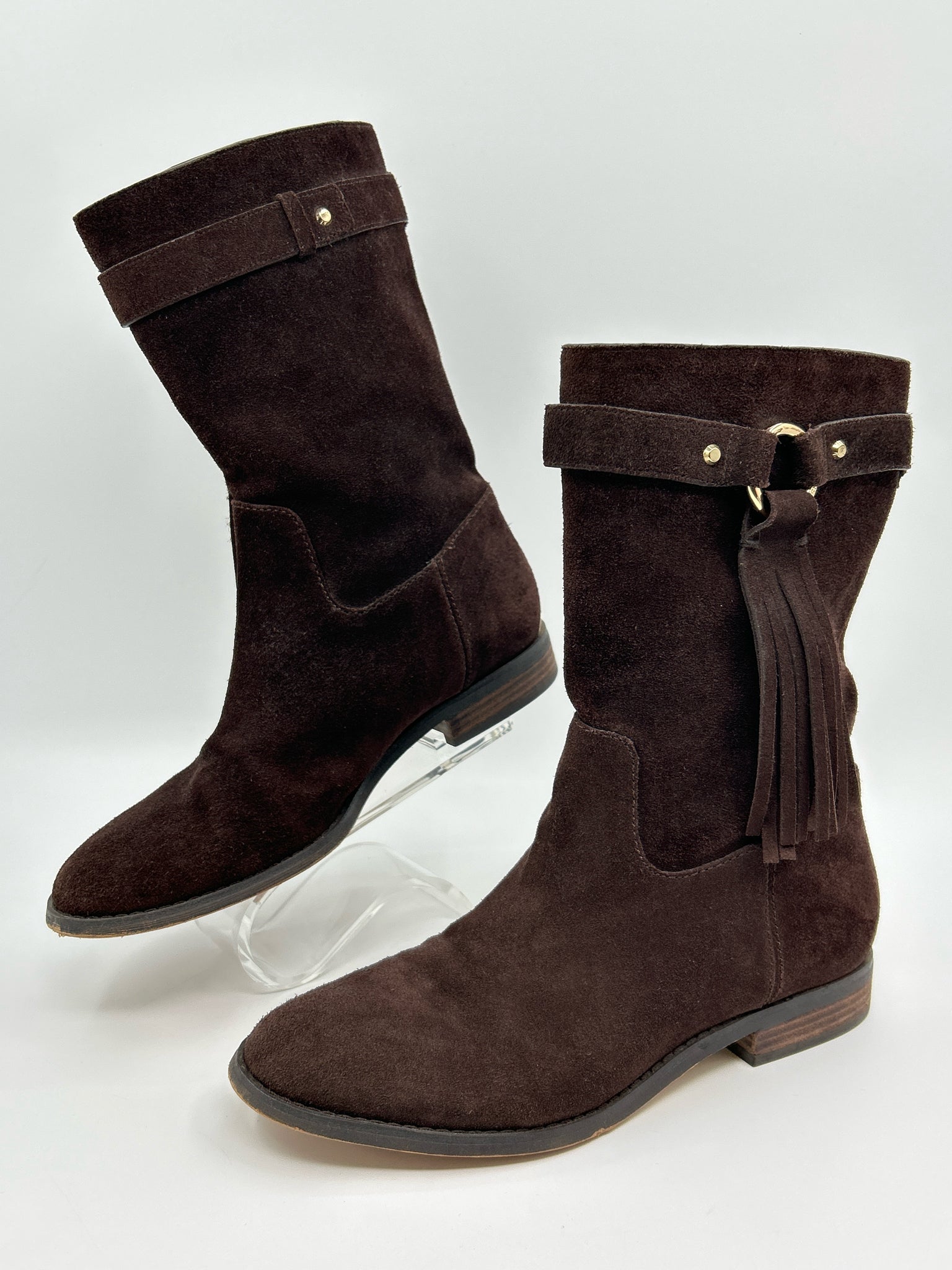 MICHAEL KORS Size 7.5M Brown Women Booties