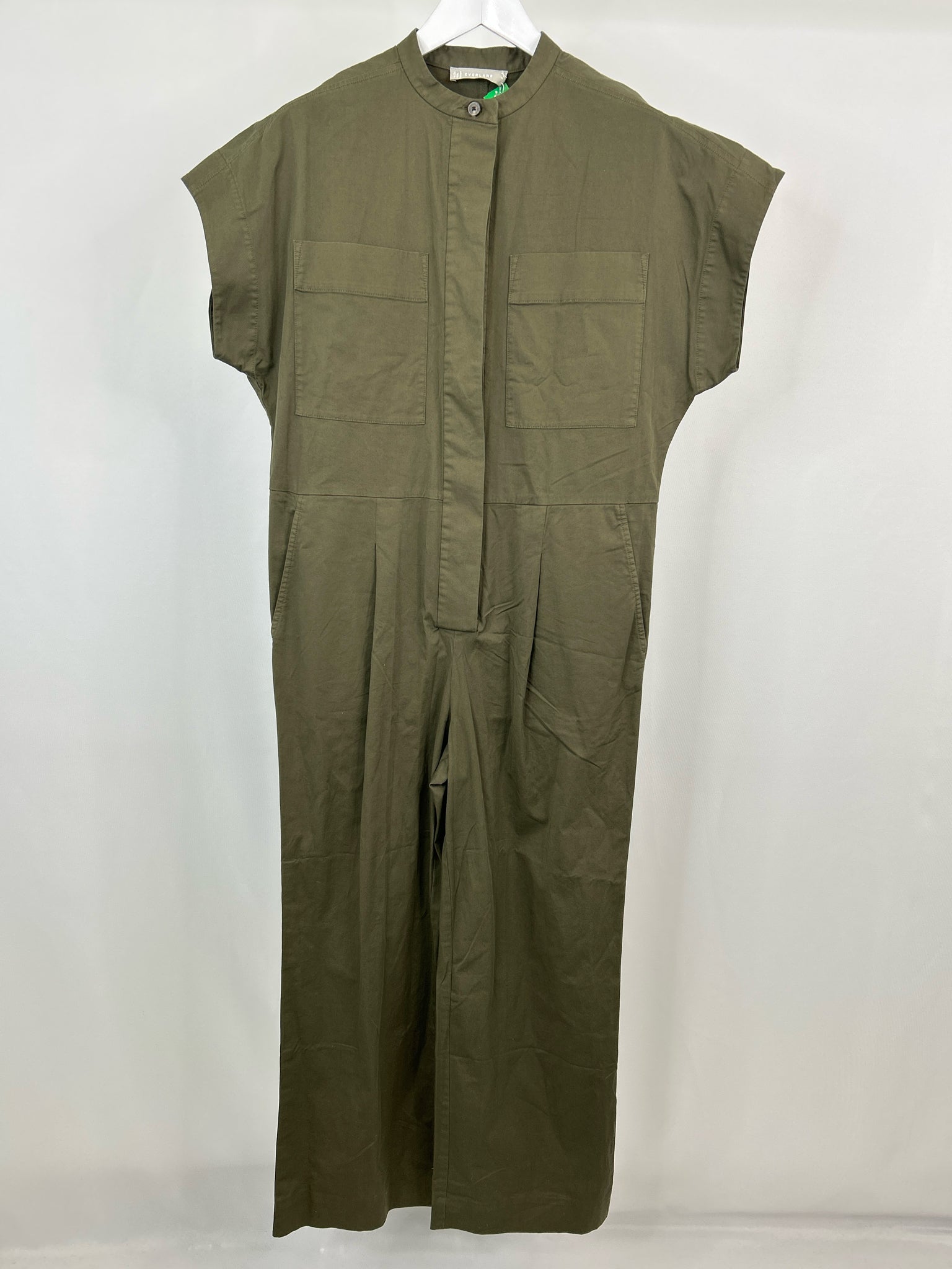 EVERLANE Size M Olive Green Women Jumpsuit NWT