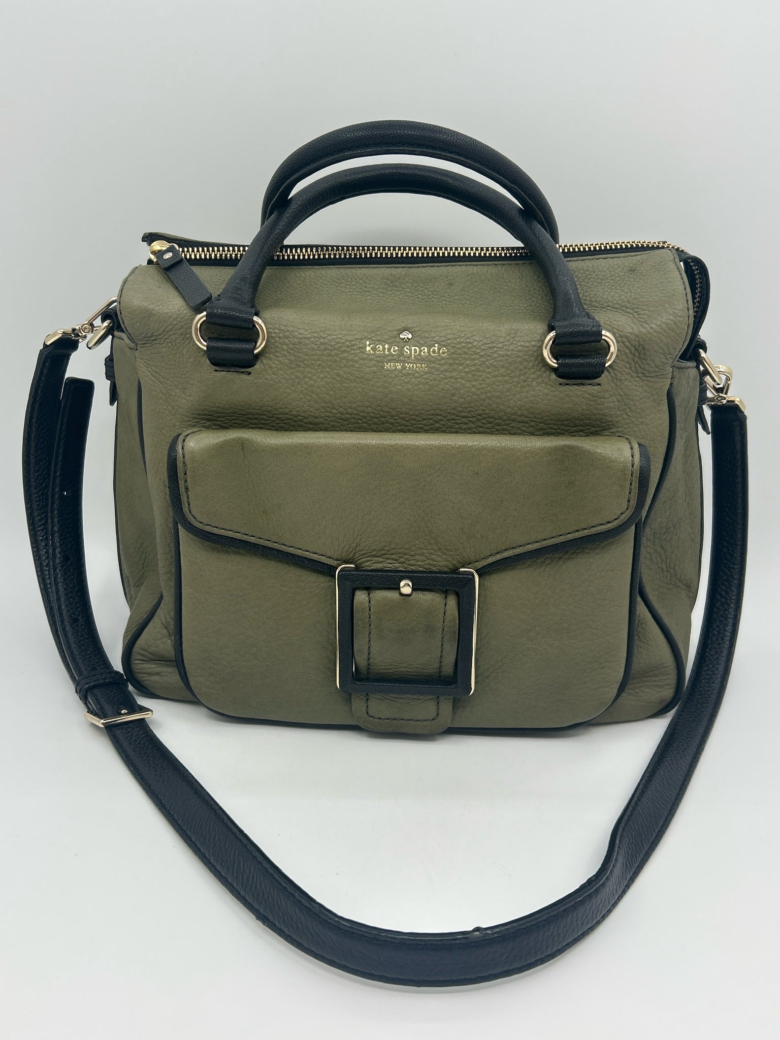 KATE SPADE OLIVE AND BLACK Women Purse