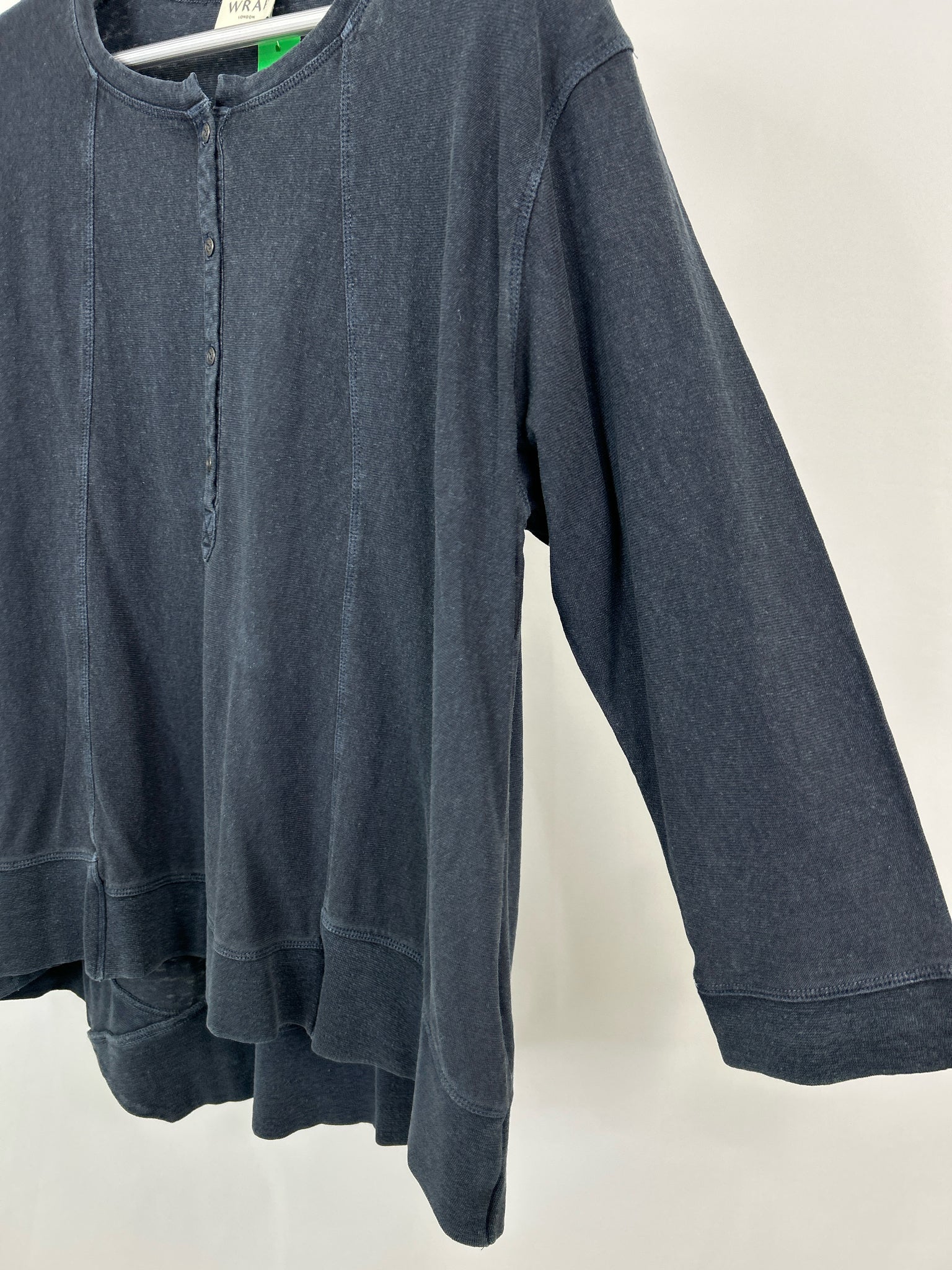 WRAP London Size 16 Blue Women Top NWT