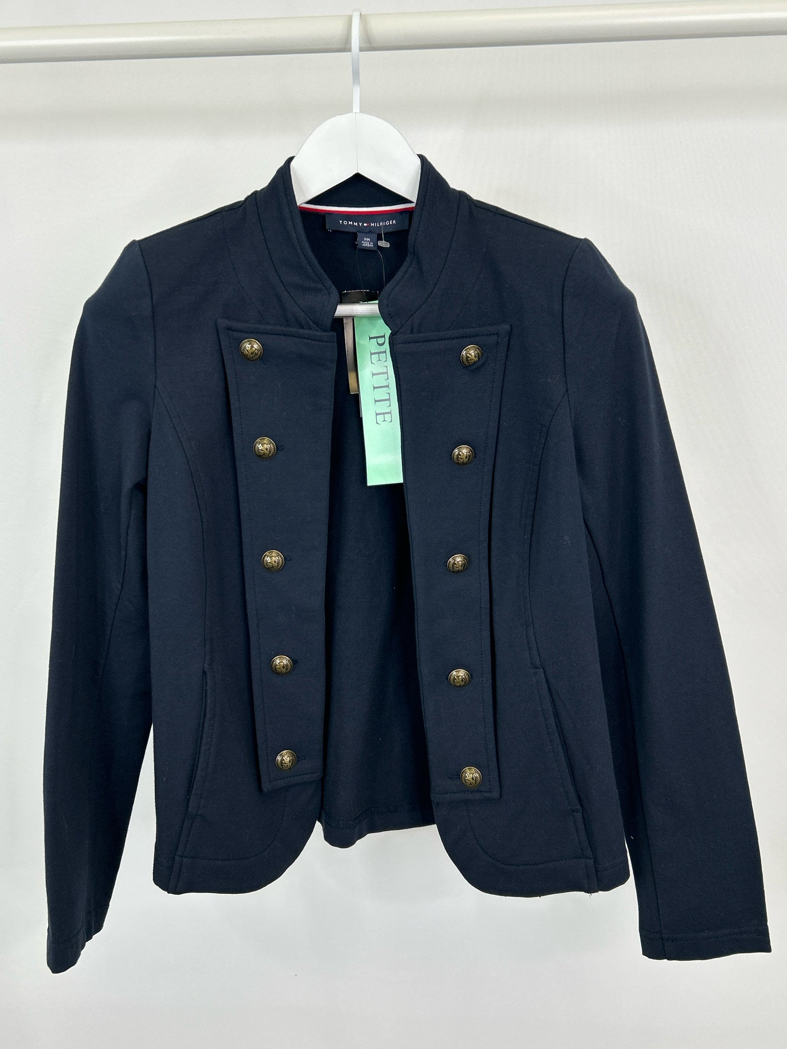 TOMMY HILFIGER Size PM Navy Women Jacket NWT
