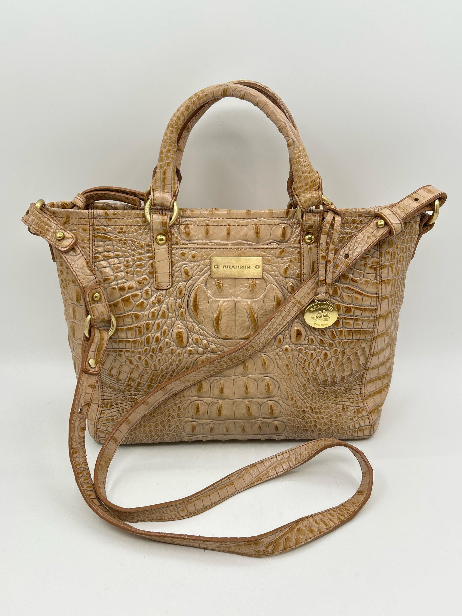 BRAHMIN Beige Women Purse
