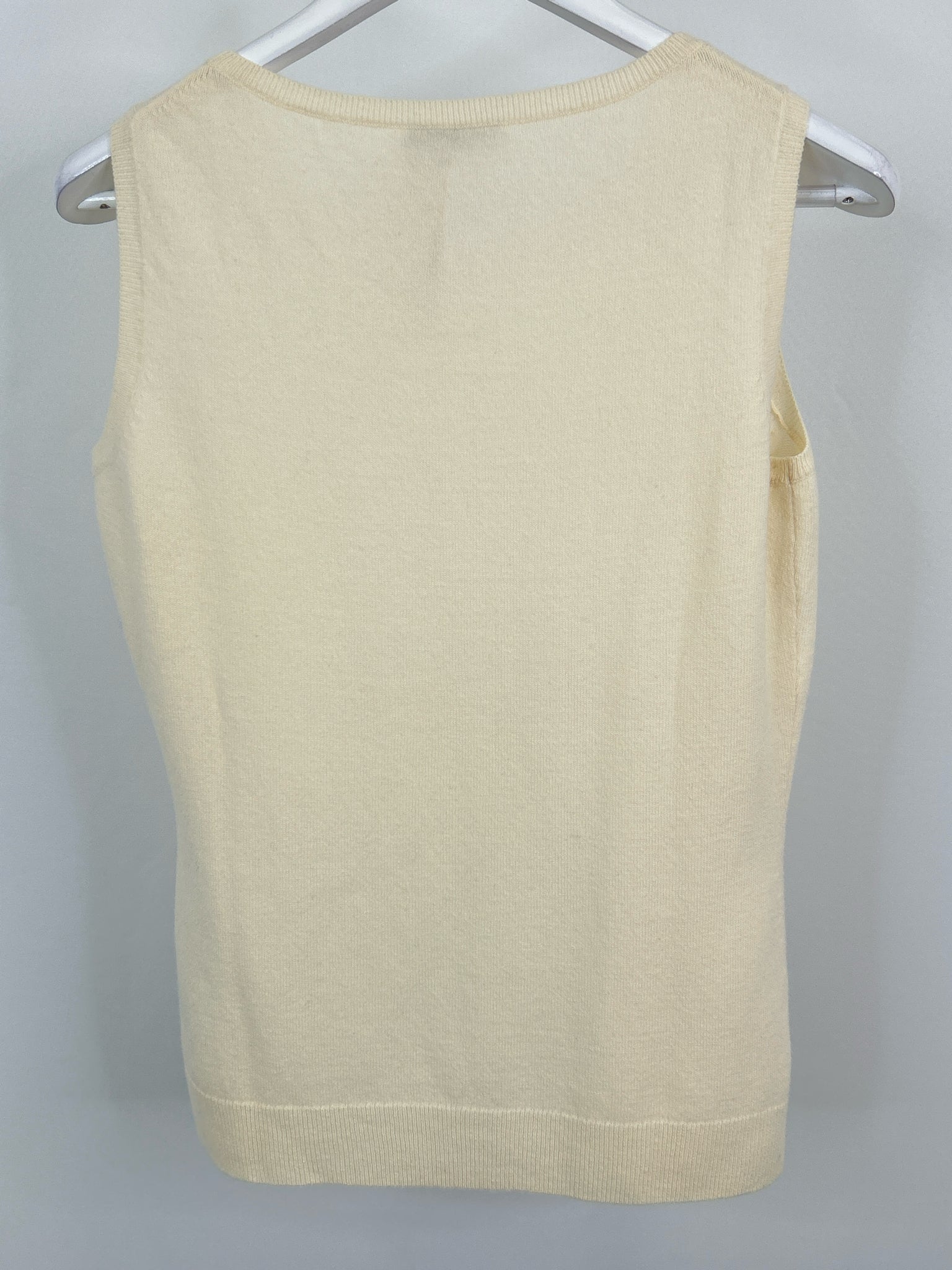 LAFAYETTE 148 Size M Cream Women Tank Top