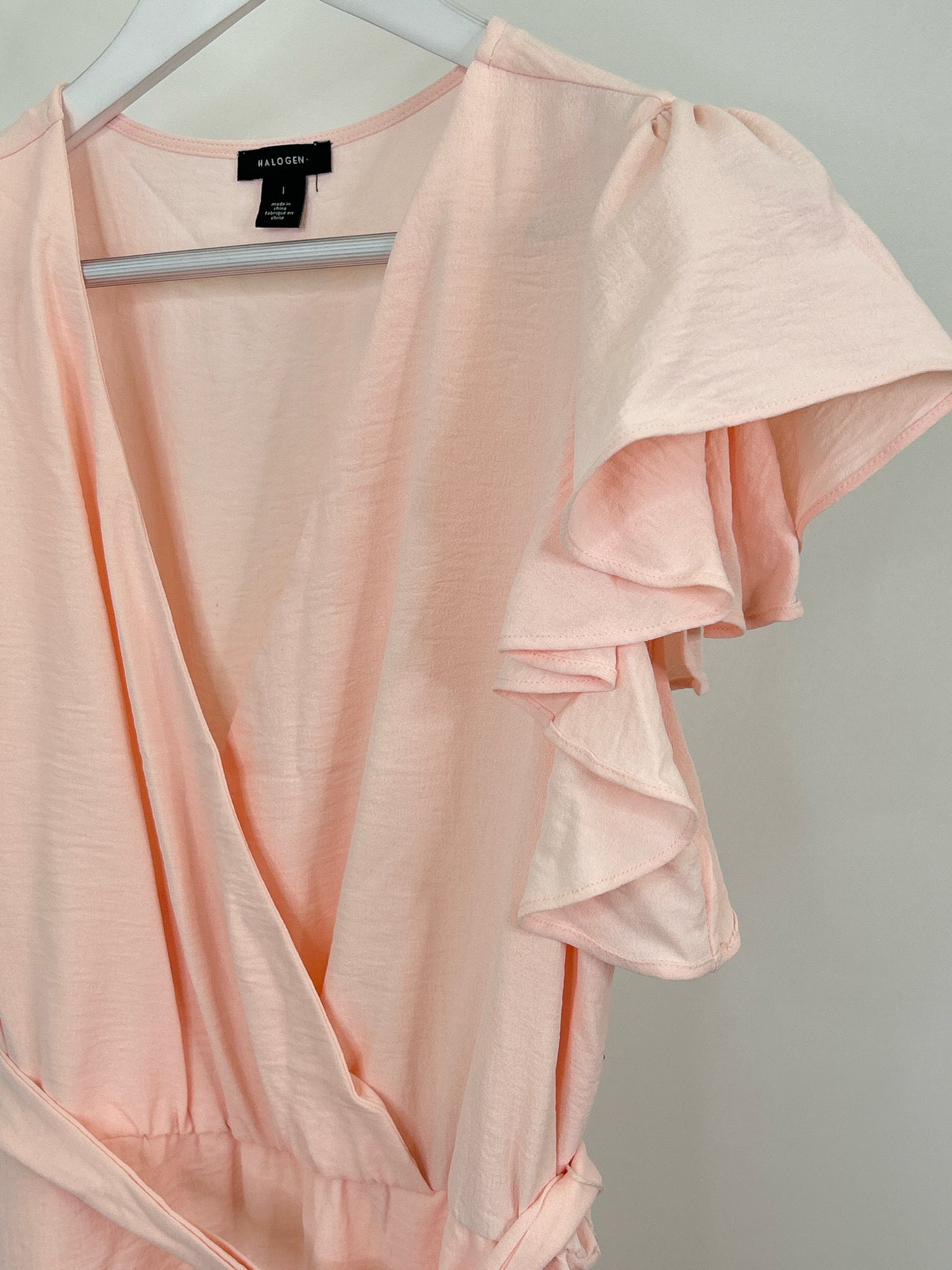 HALOGEN Size L Pink Women Dress