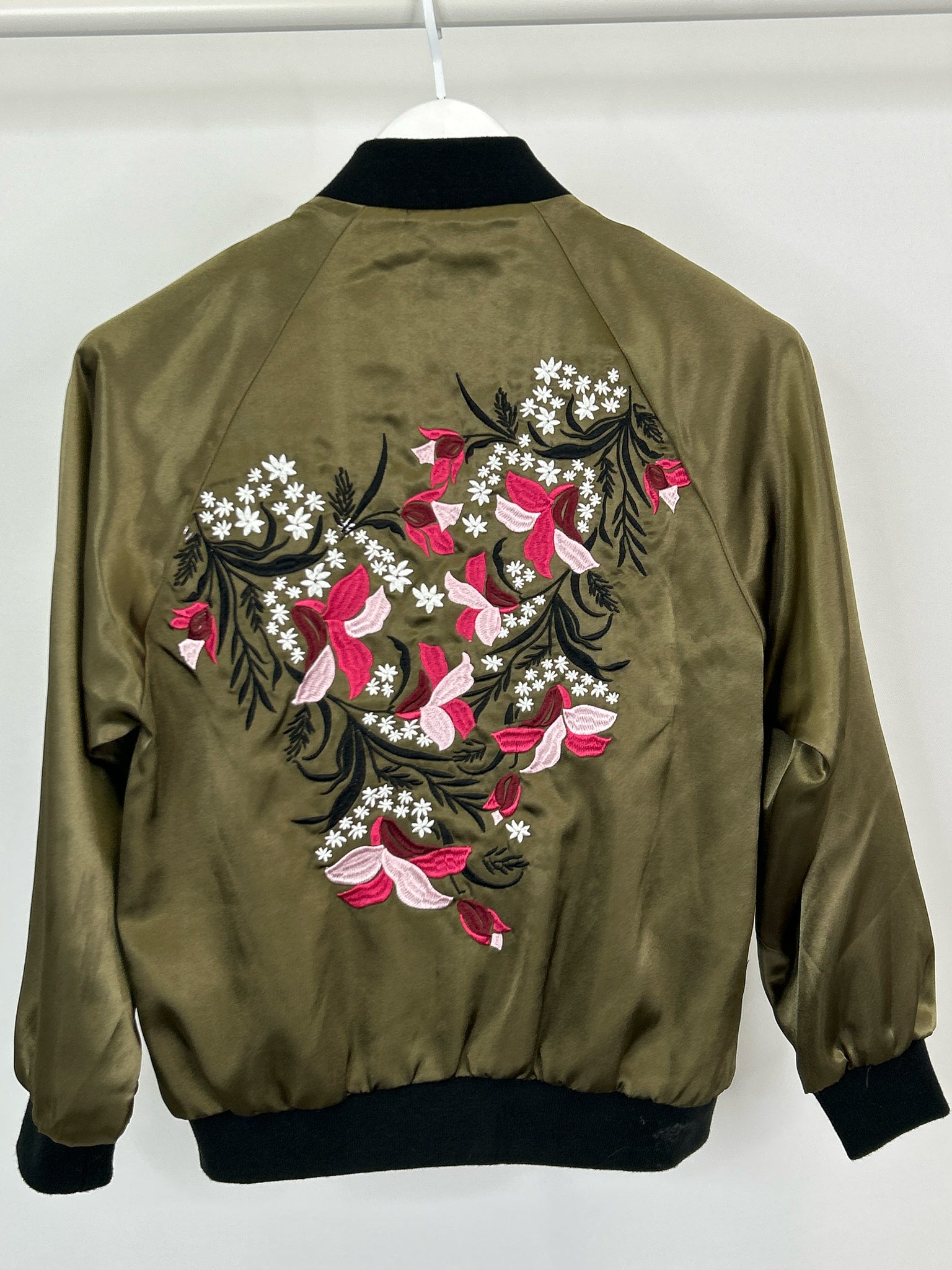 SAKS FIFTH AVENUE Size XS ARMY GREEN Women Jacket