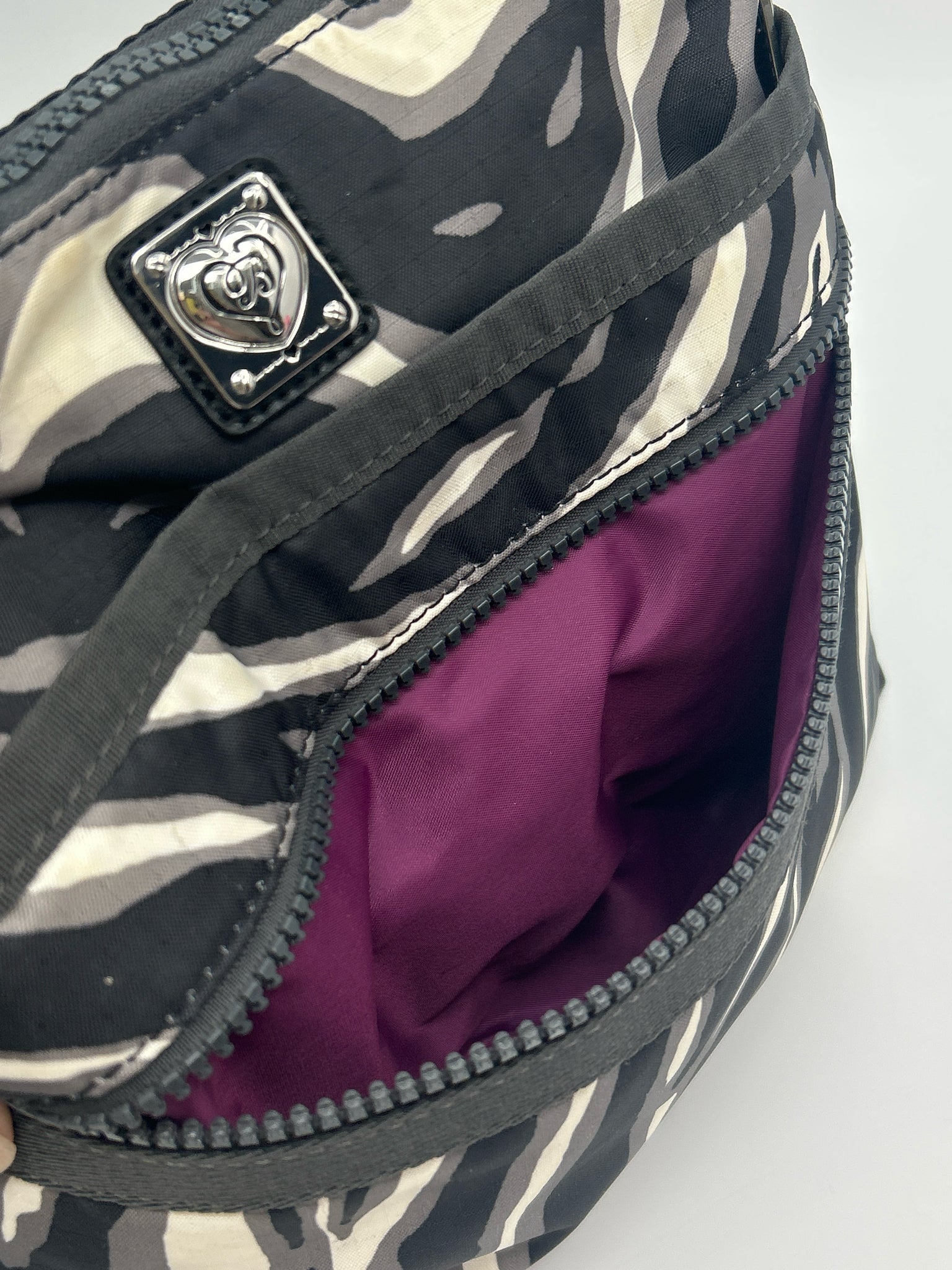 BRIGHTON Black and White Women Purse