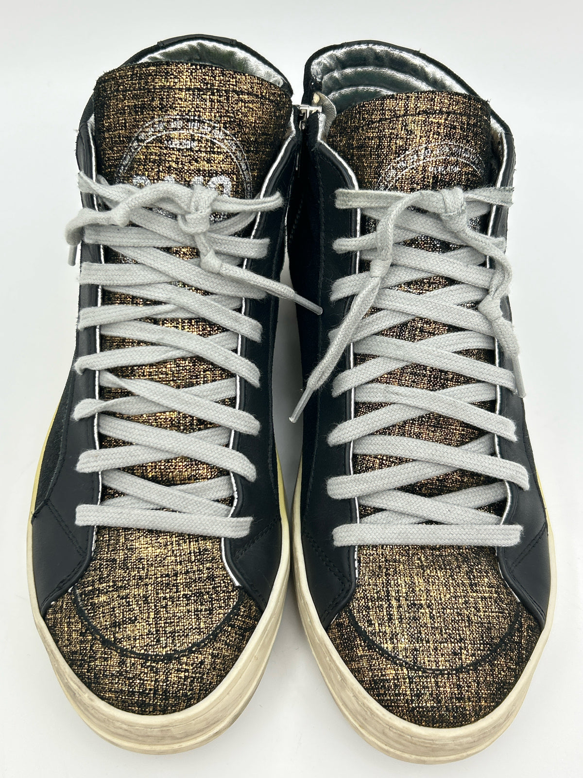 P448 Size 38 Black Women Sneakers