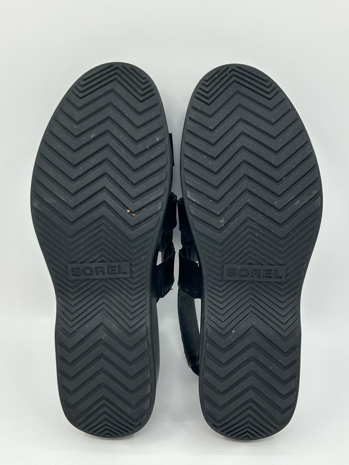 SOREL Size 9.5 Black Women Sandal
