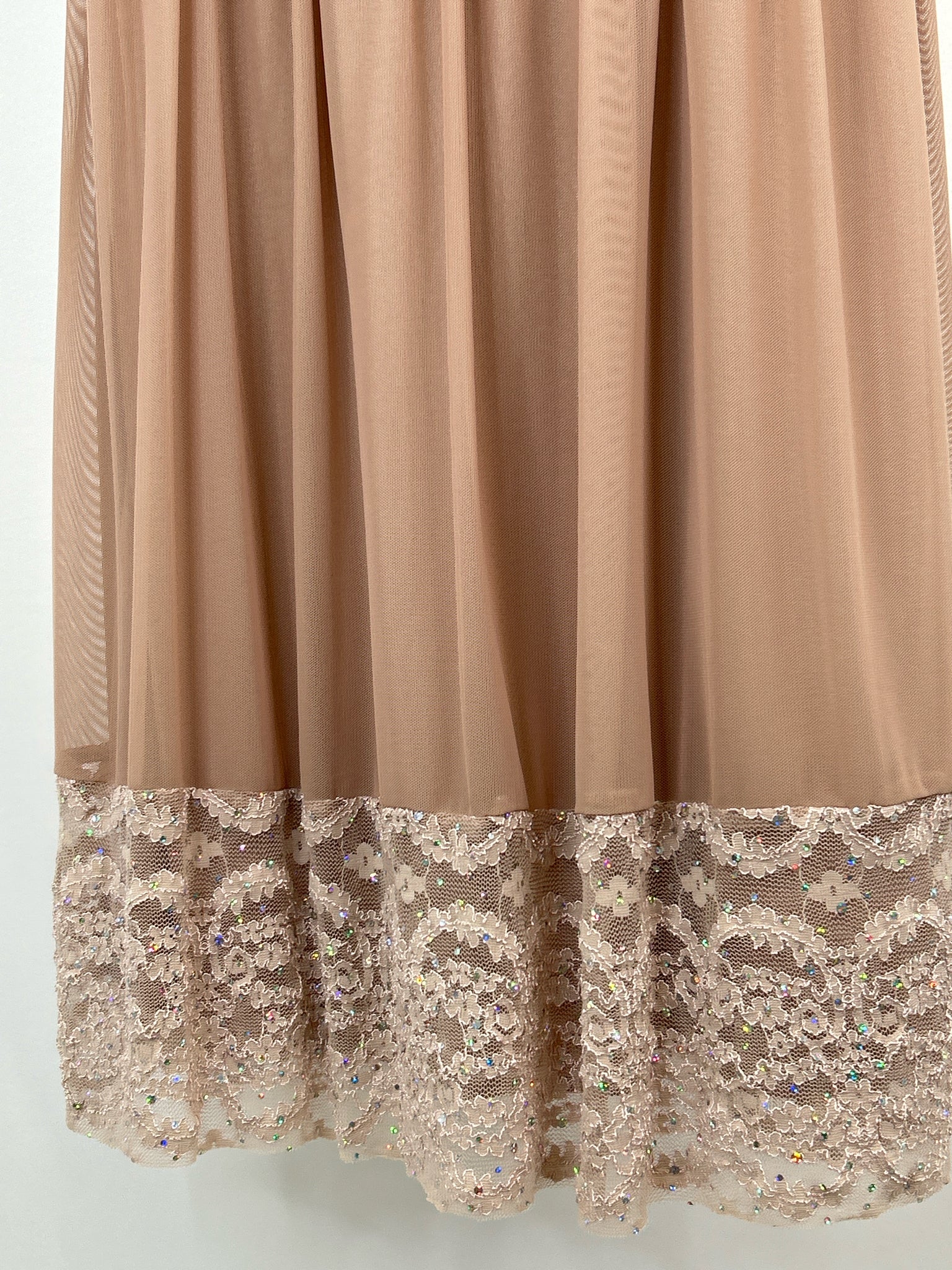 R & M RICHARDS Size 12 Champagne Women Dress