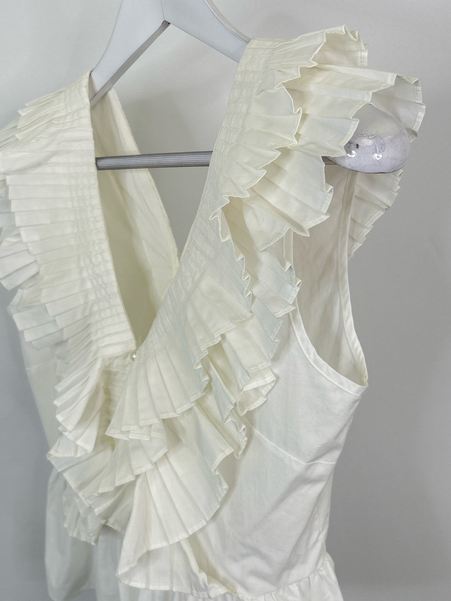 NEKANE NKN Size M White Women Blouse NWT