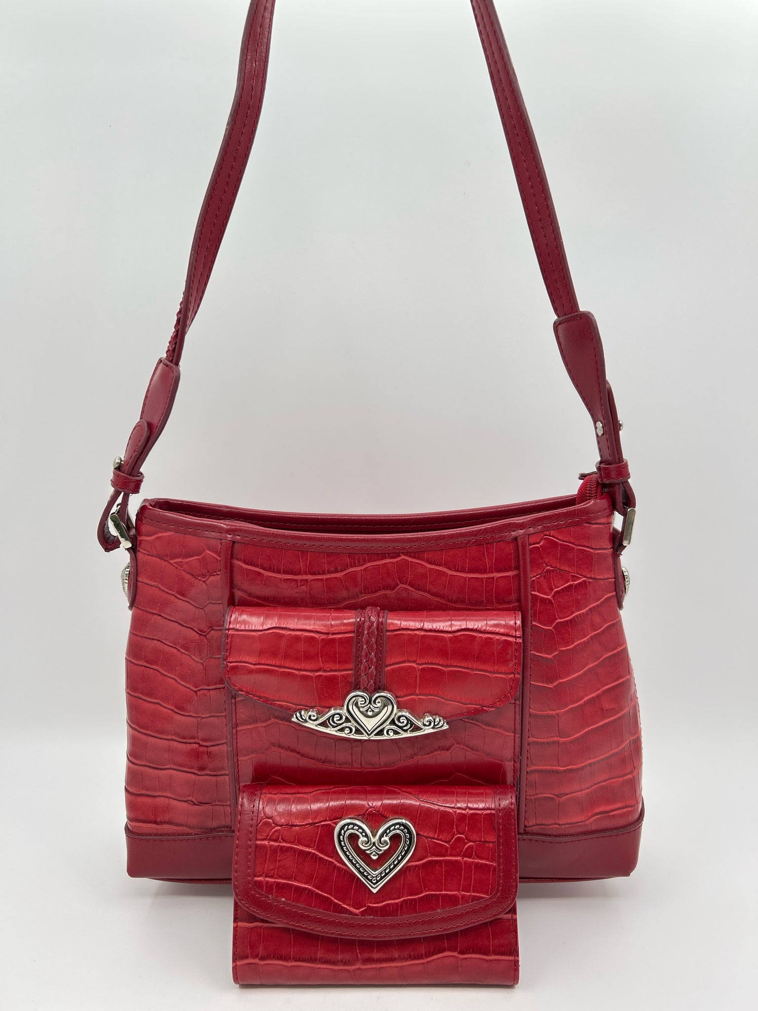 MC Red Women Purse + Wallet