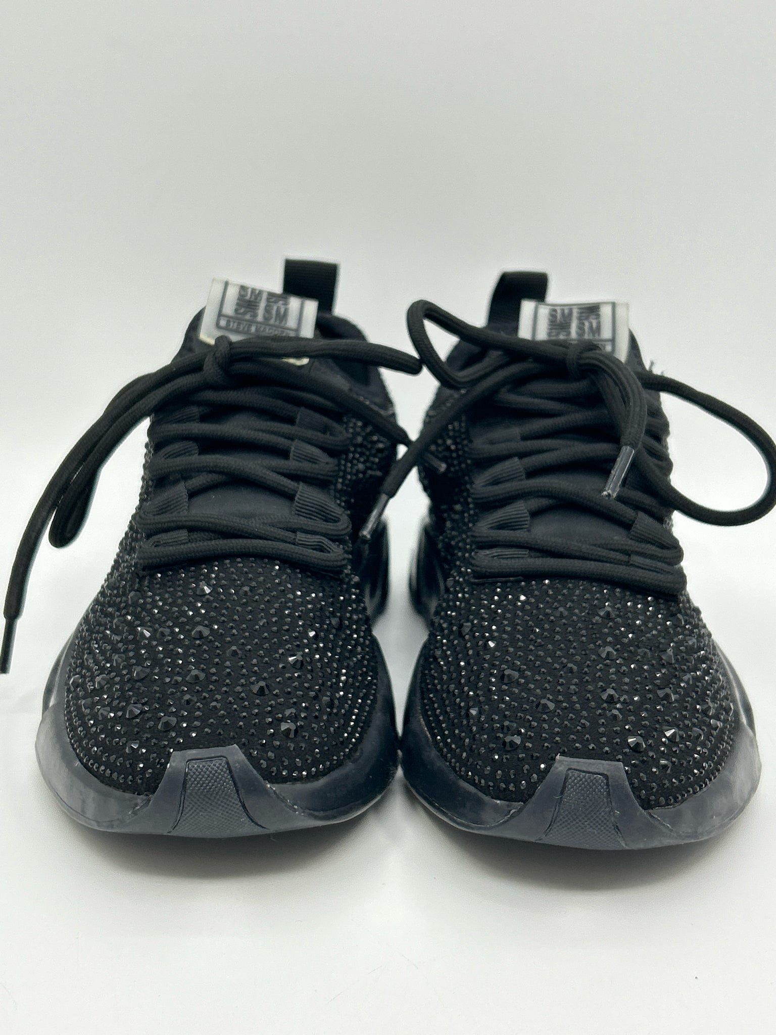 STEVE MADDEN Size 7.5M Black Women Sneakers