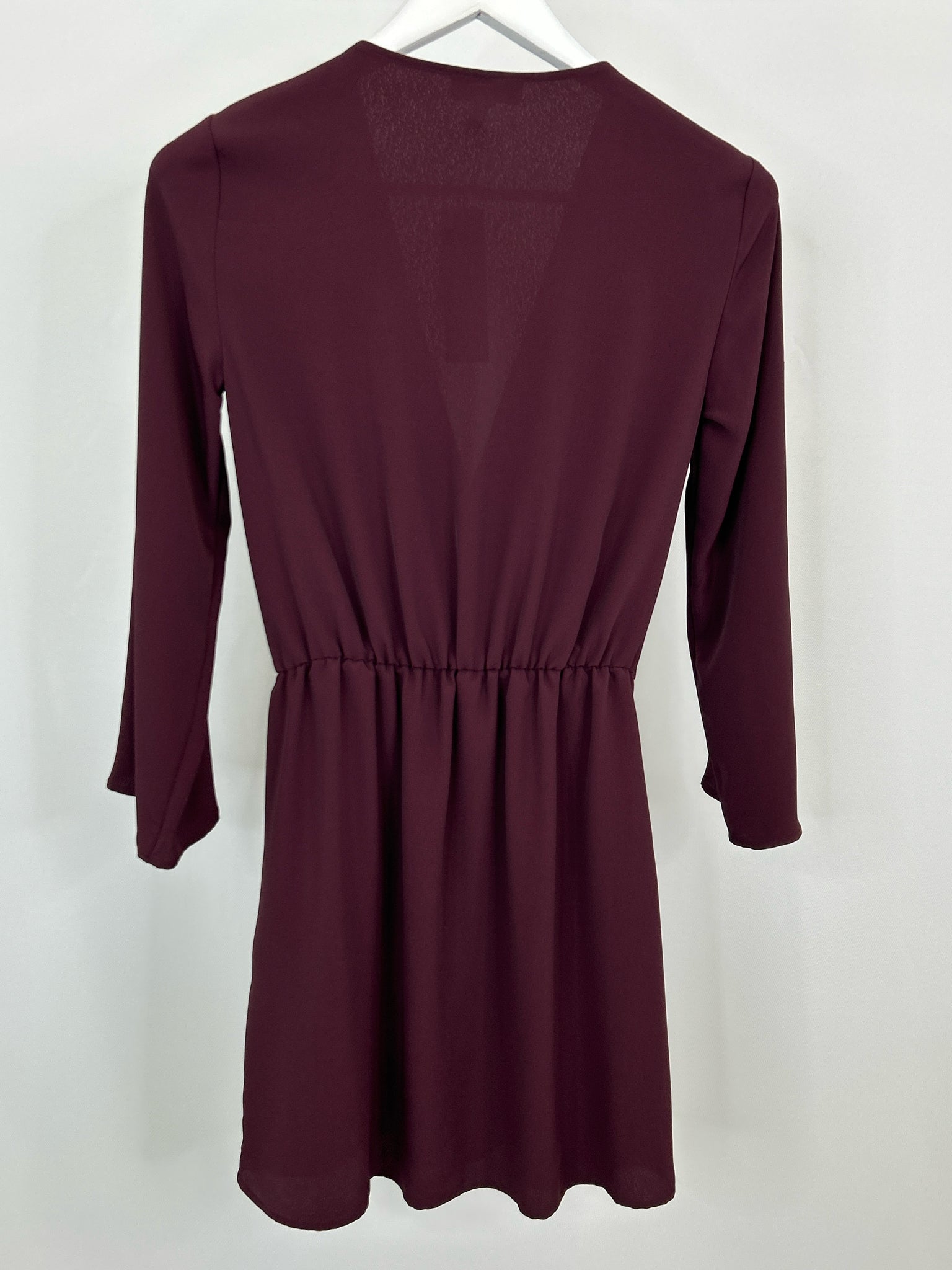 TOPSHOP Size 2 Burgundy Women Dress