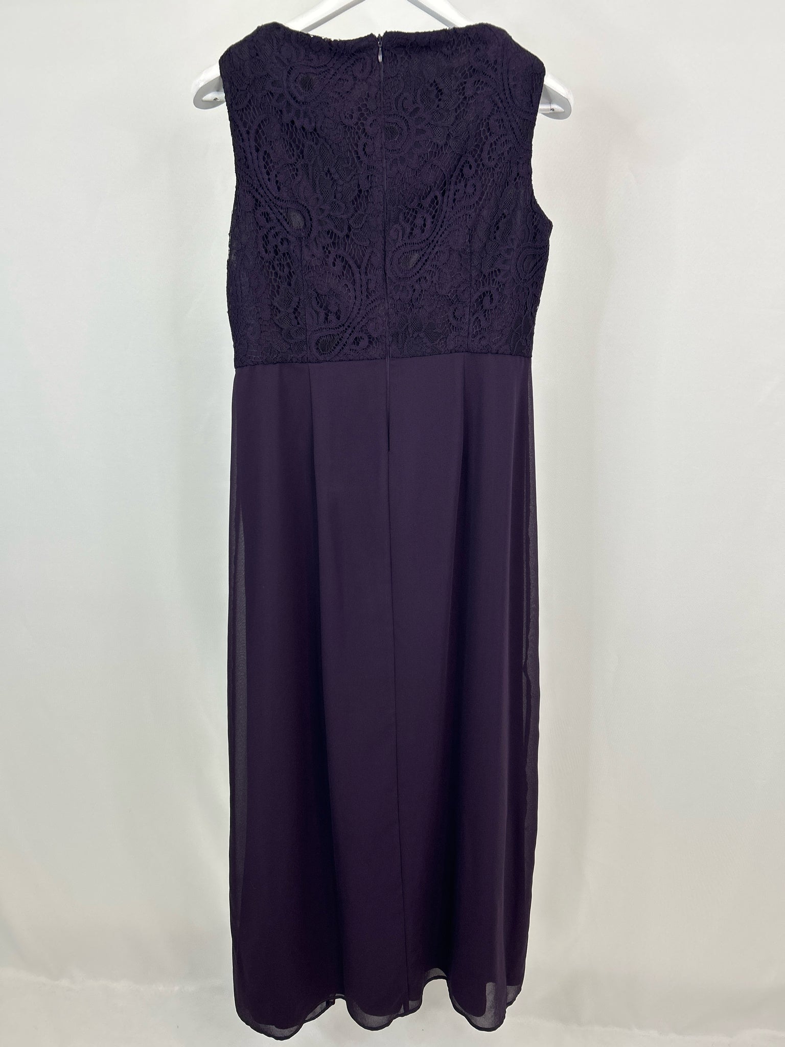 LE BOS Size 10 Plum Women 2-Piece w/Dress