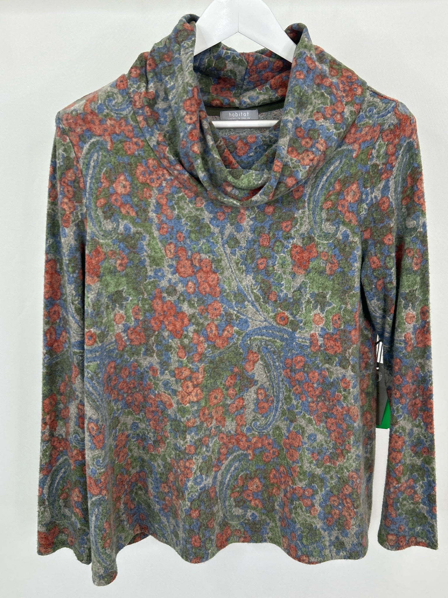 HABITAT Size S orange and blue Women Top