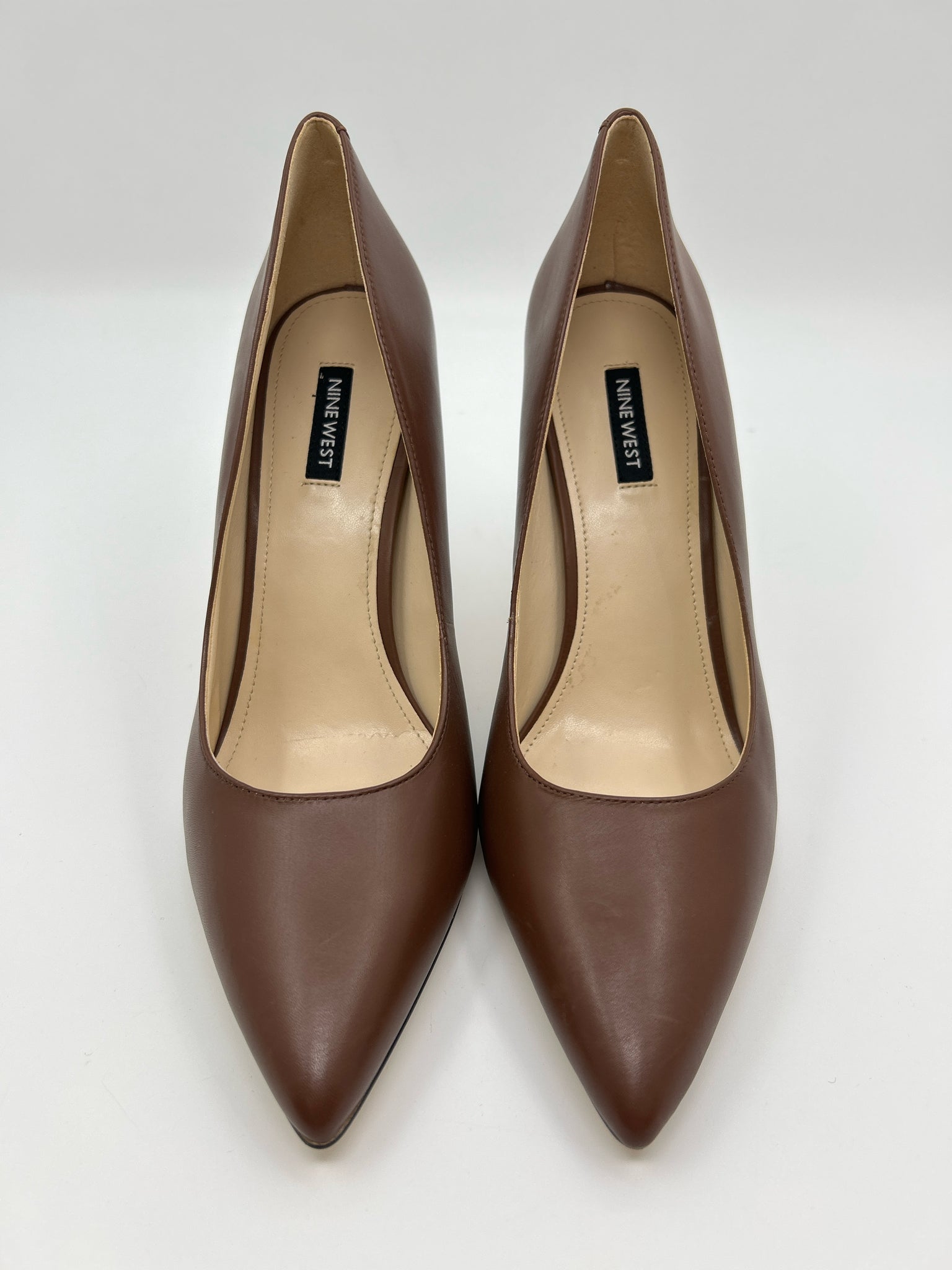 NINE WEST Size 11M Brown Women Pumps