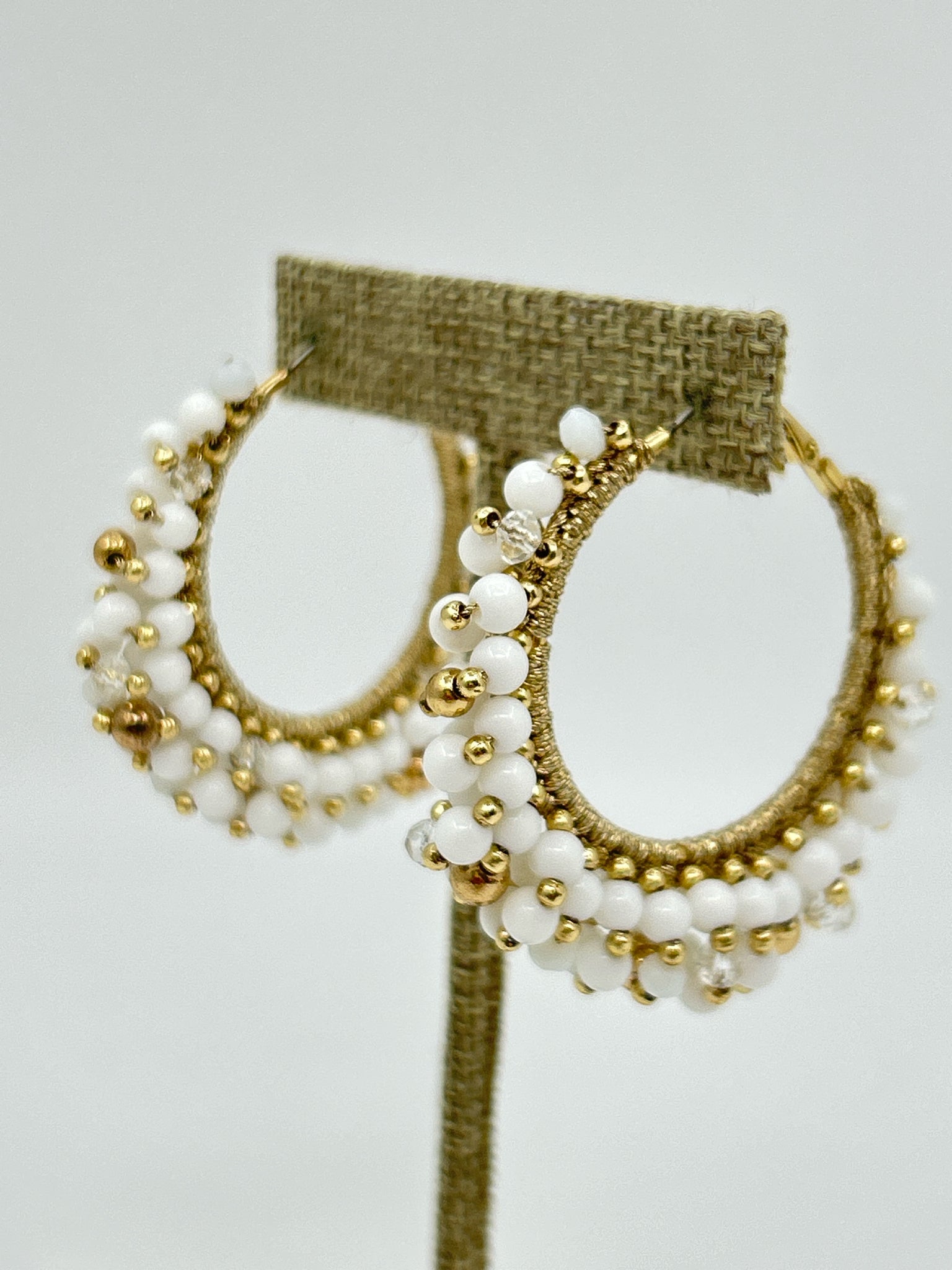 LILLY PULITZER NWT Gold and White Earrings