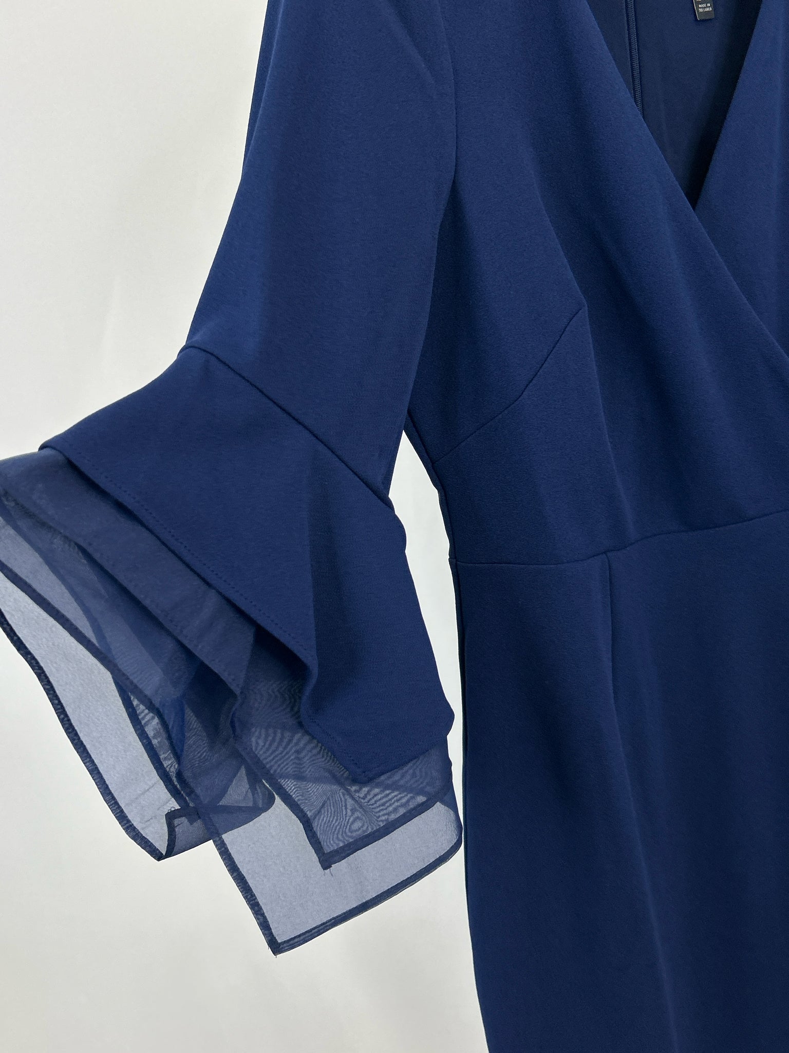 ADRIANNA PAPELL Size 10 Navy Women Dress NWT