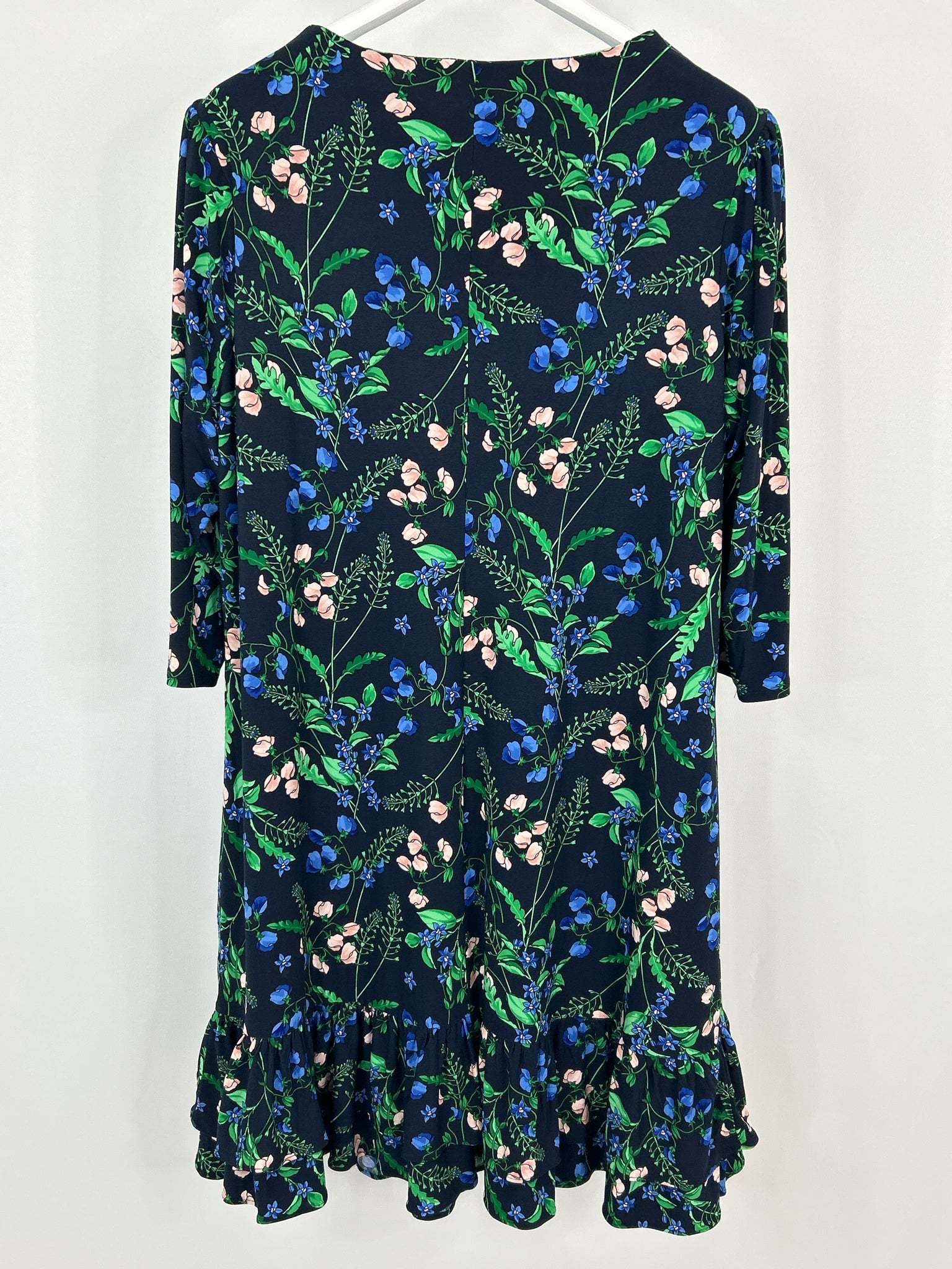 TOMMY HILFIGER Size 18W NAVY FLORAL Women Dress