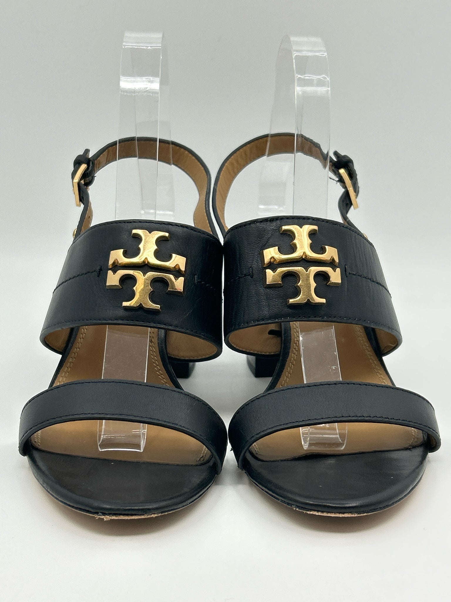 TORY BURCH Size 8.5M Black Women Sandal