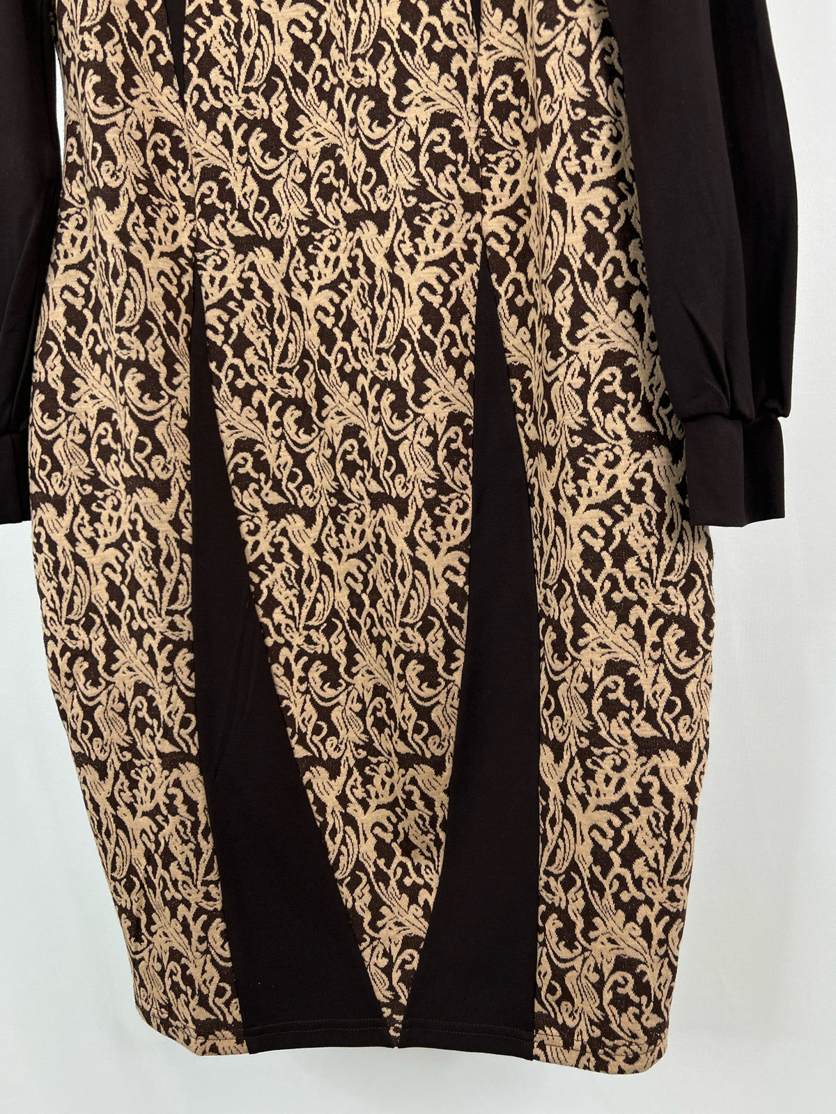 Kayla by Tally Taylor Size 16 Brown Print Women Dress