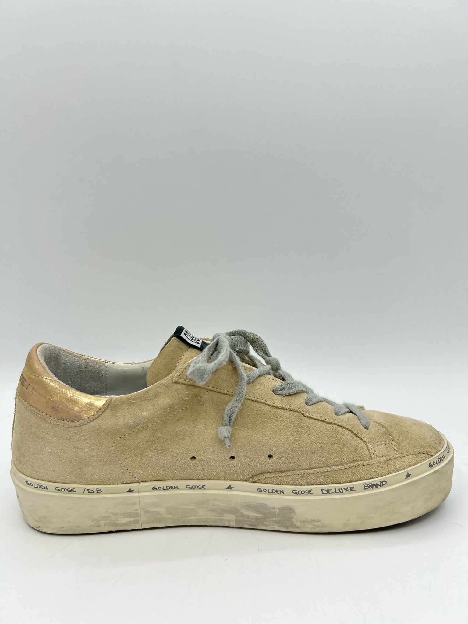 GOLDEN GOOSE Size 38 Beige Women Sneakers