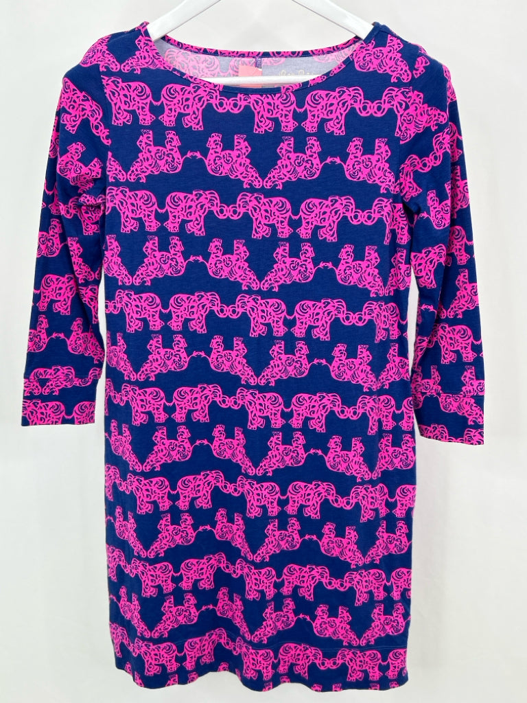 LILLY PULITZER Women Size S BLUE AND PINK Dress