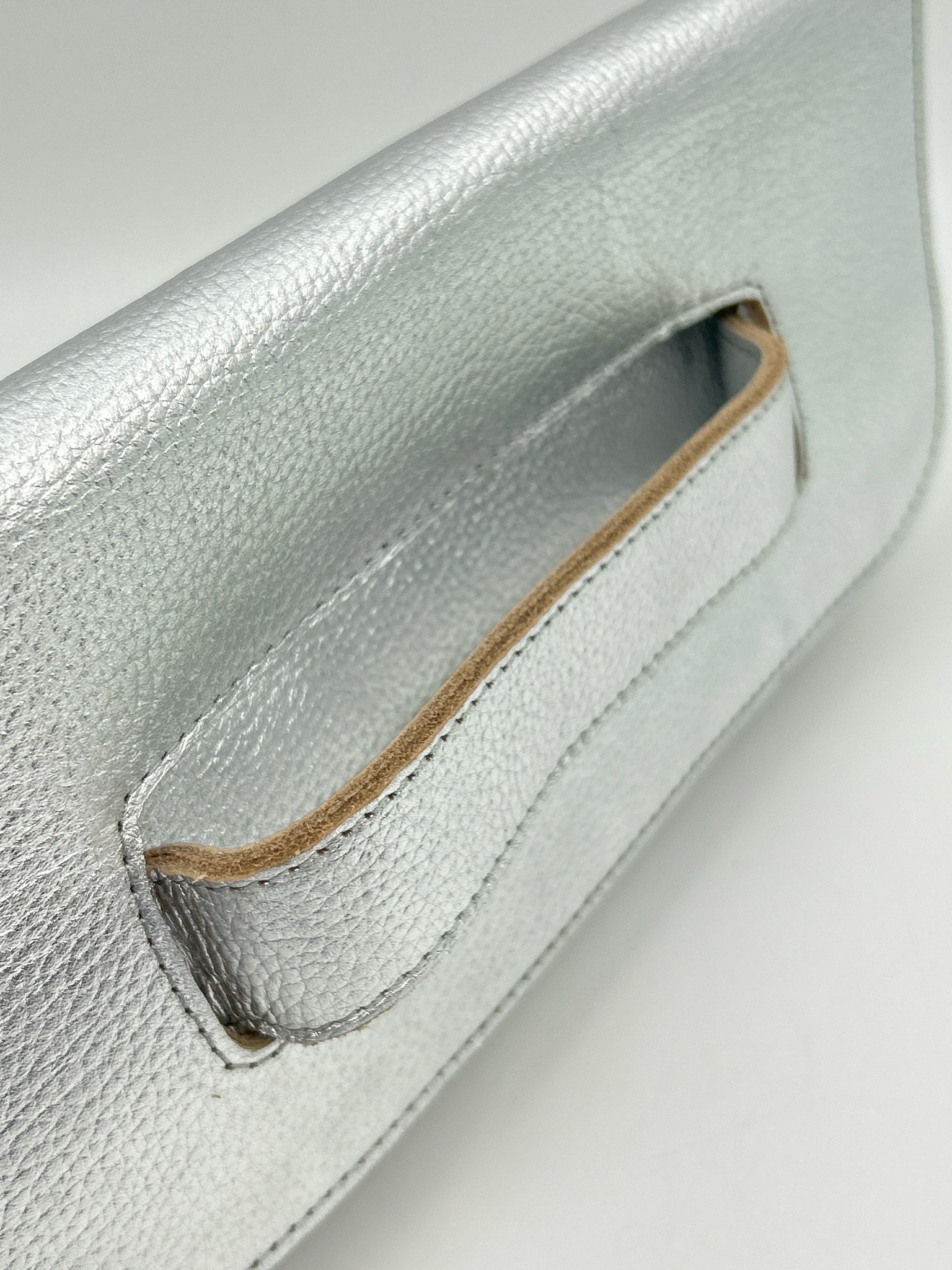 ABLE Silver Women Clutch