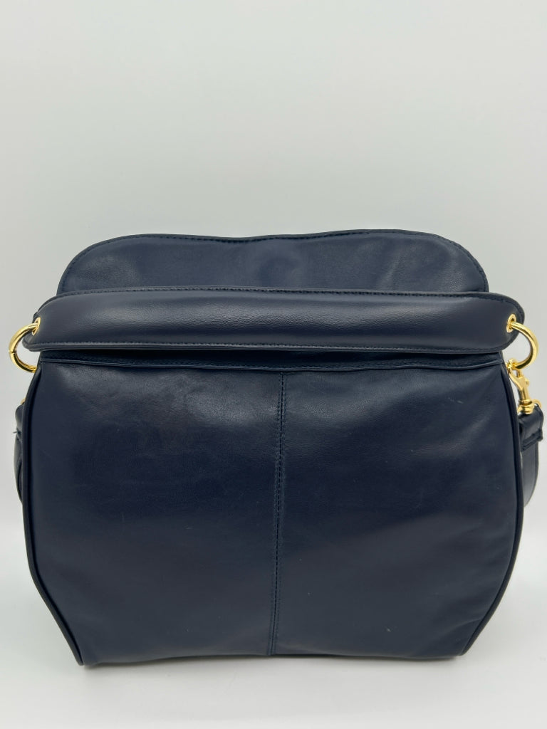 SERETA Navy Women's Italian Leather Purse NWT