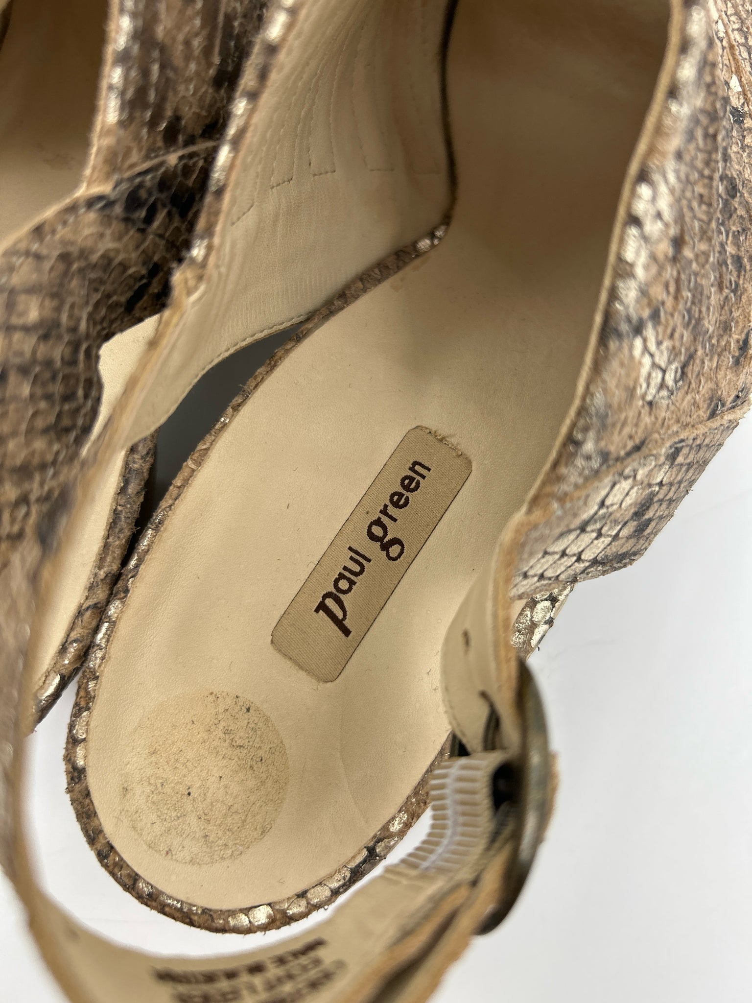 PAUL GREEN Size 6.5 Brown Women Sandal