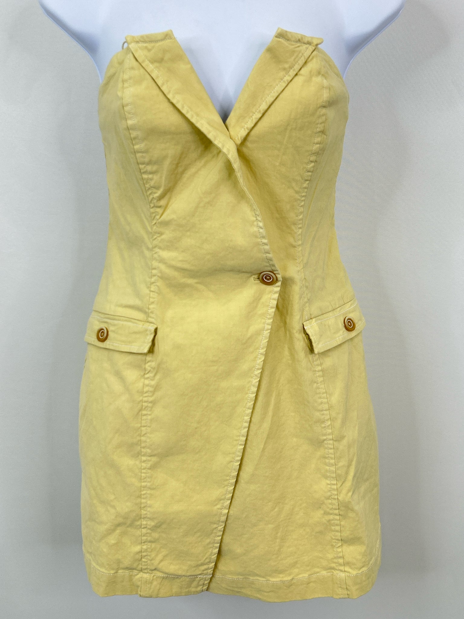MAEVE Size 4P Pale Yellow Women Dress
