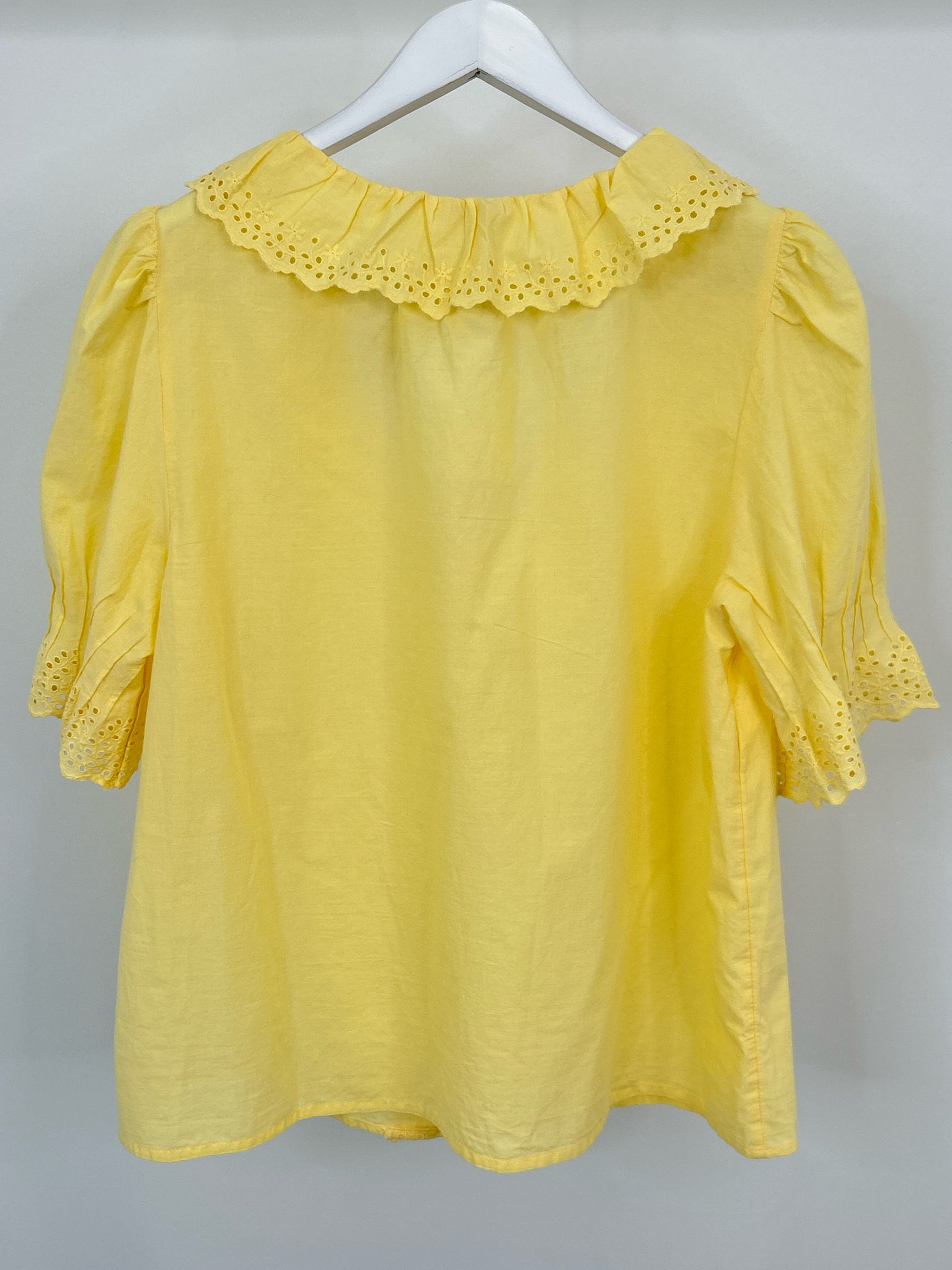 J. CREW NWT Size L Yellow Women Top