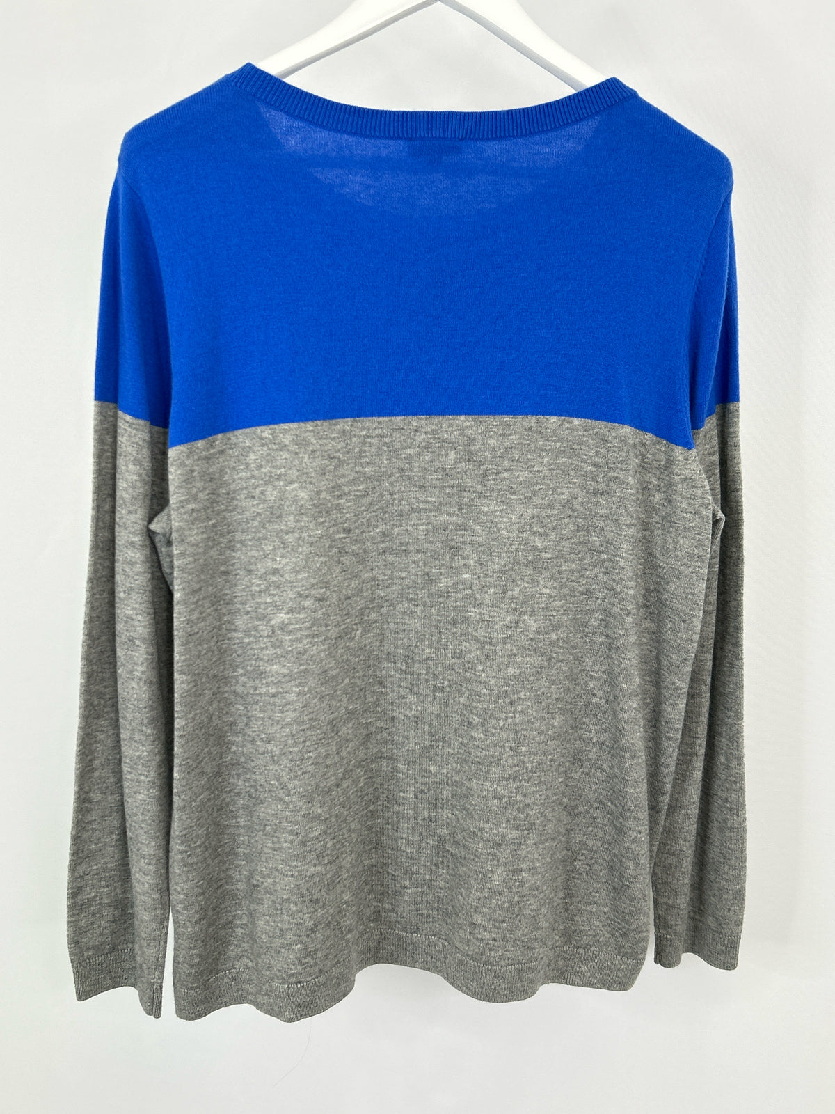 TALBOTS Size 2X BLUE AND GREY Women Sweater