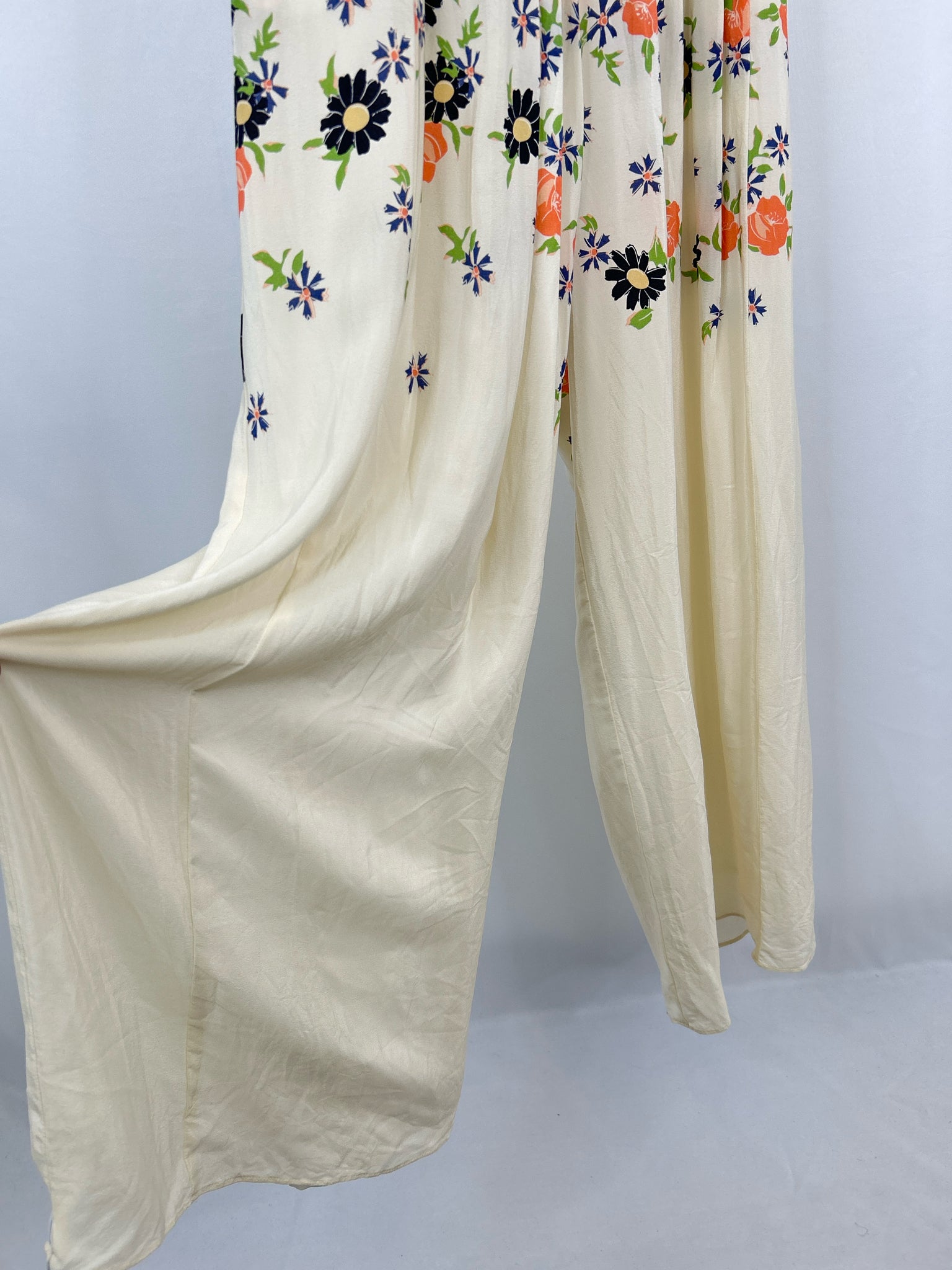 ELEVENSES Size 10 Blue floral Women Jumpsuit