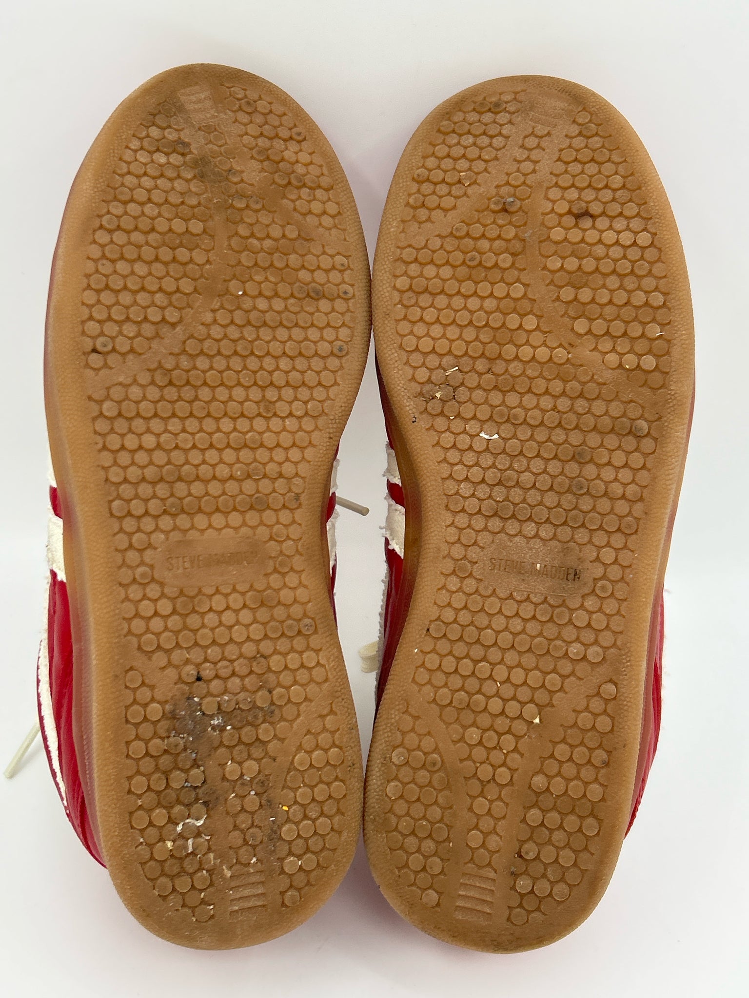 STEVE MADDEN Size 7.5M Red Women Sneakers