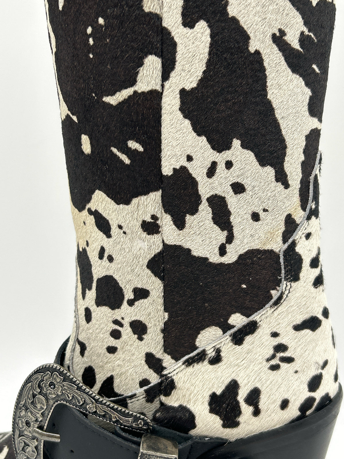 DINGO Size 8.5M Black & White Women Boots