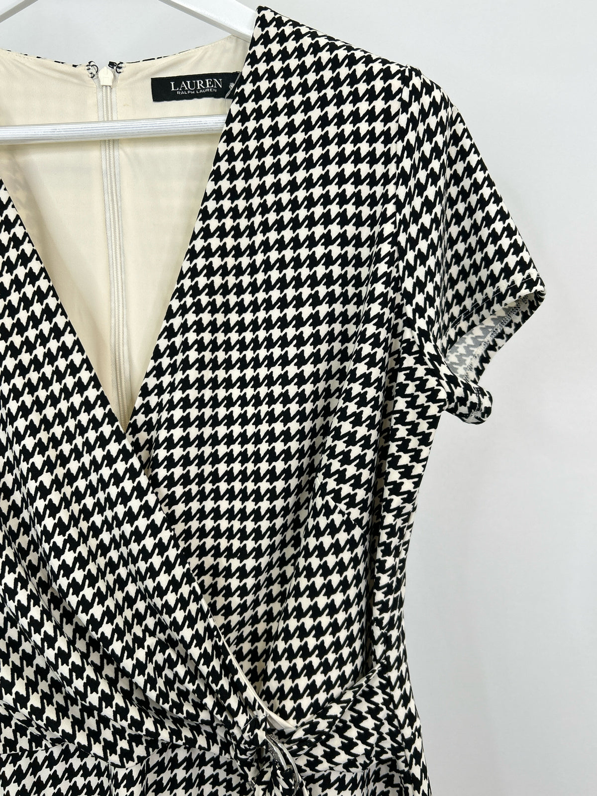 Lauren Ralph Lauren Size 12 Black & White Women Dress NWT