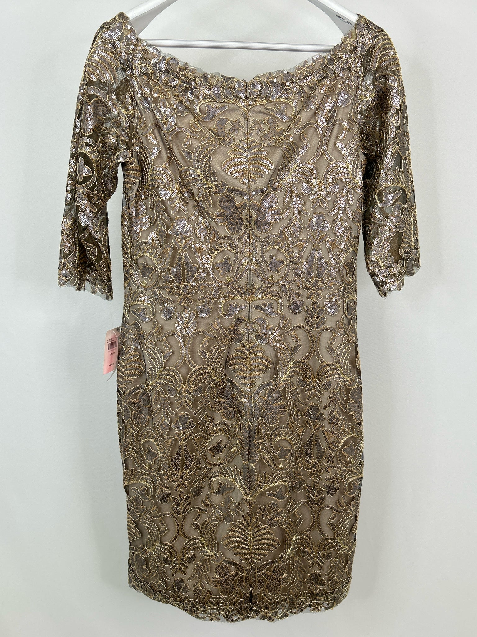 TADASHI SHOJI Size 14 Copper Women Dress NWT